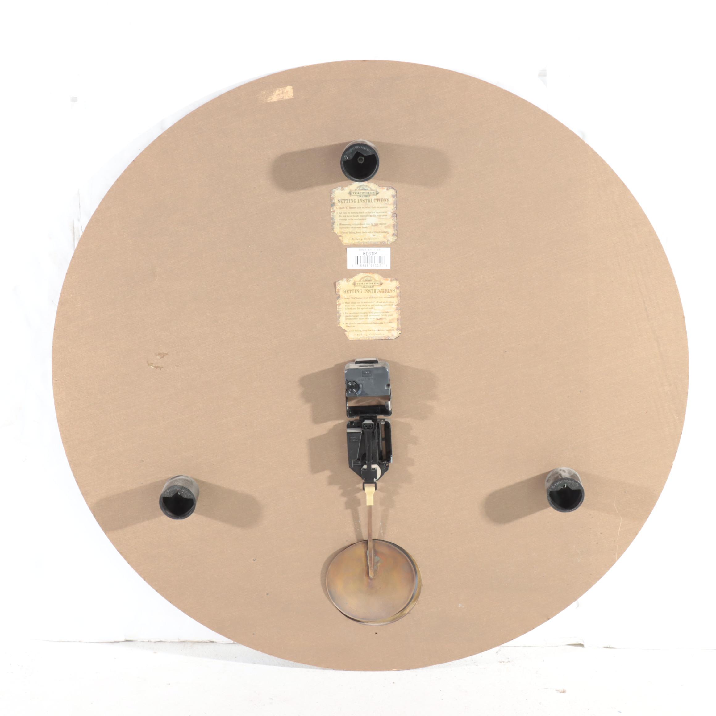 Timeworks Inc. "Bond Street" Batter-Operated Wall Clock