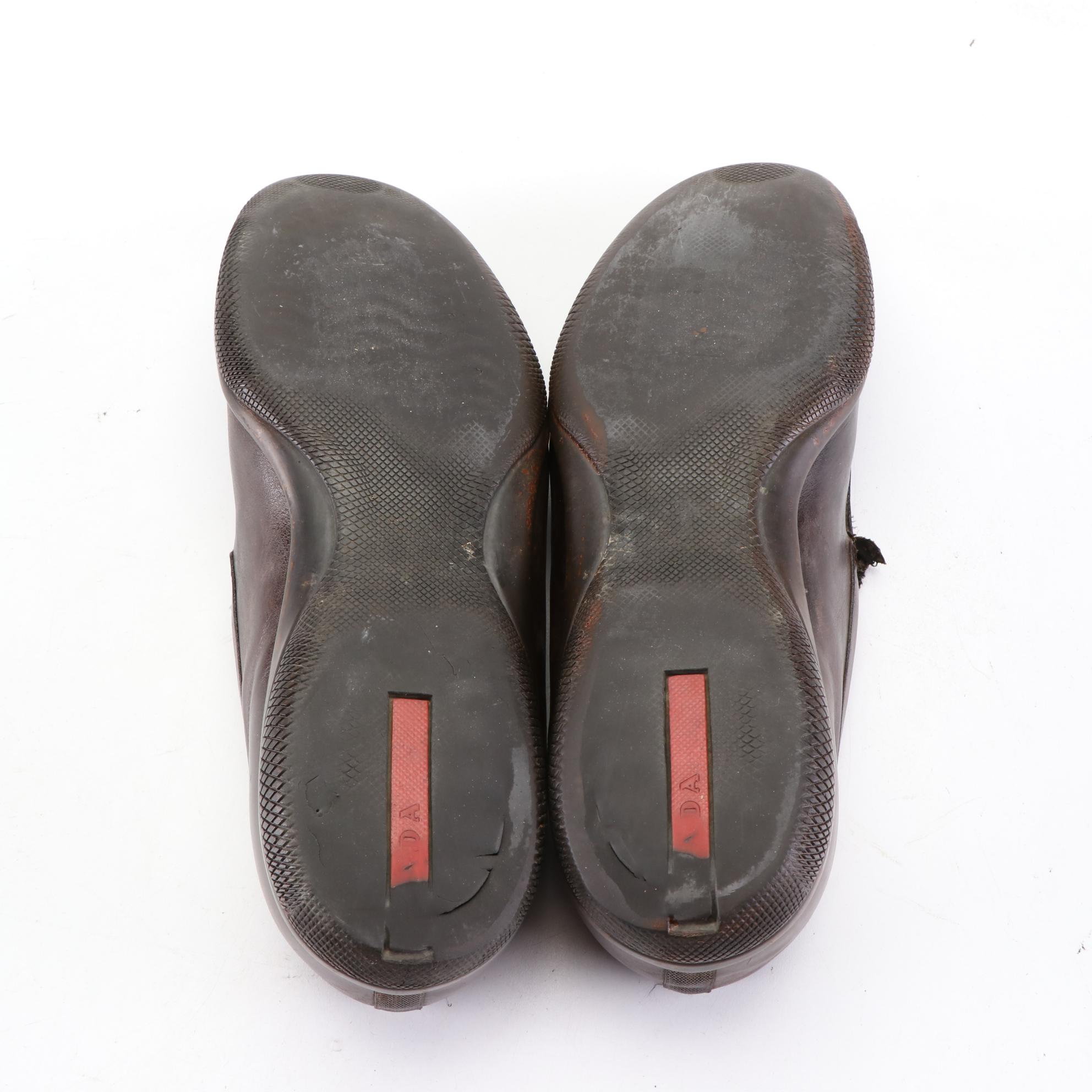 Men's Prada Leather Loafers