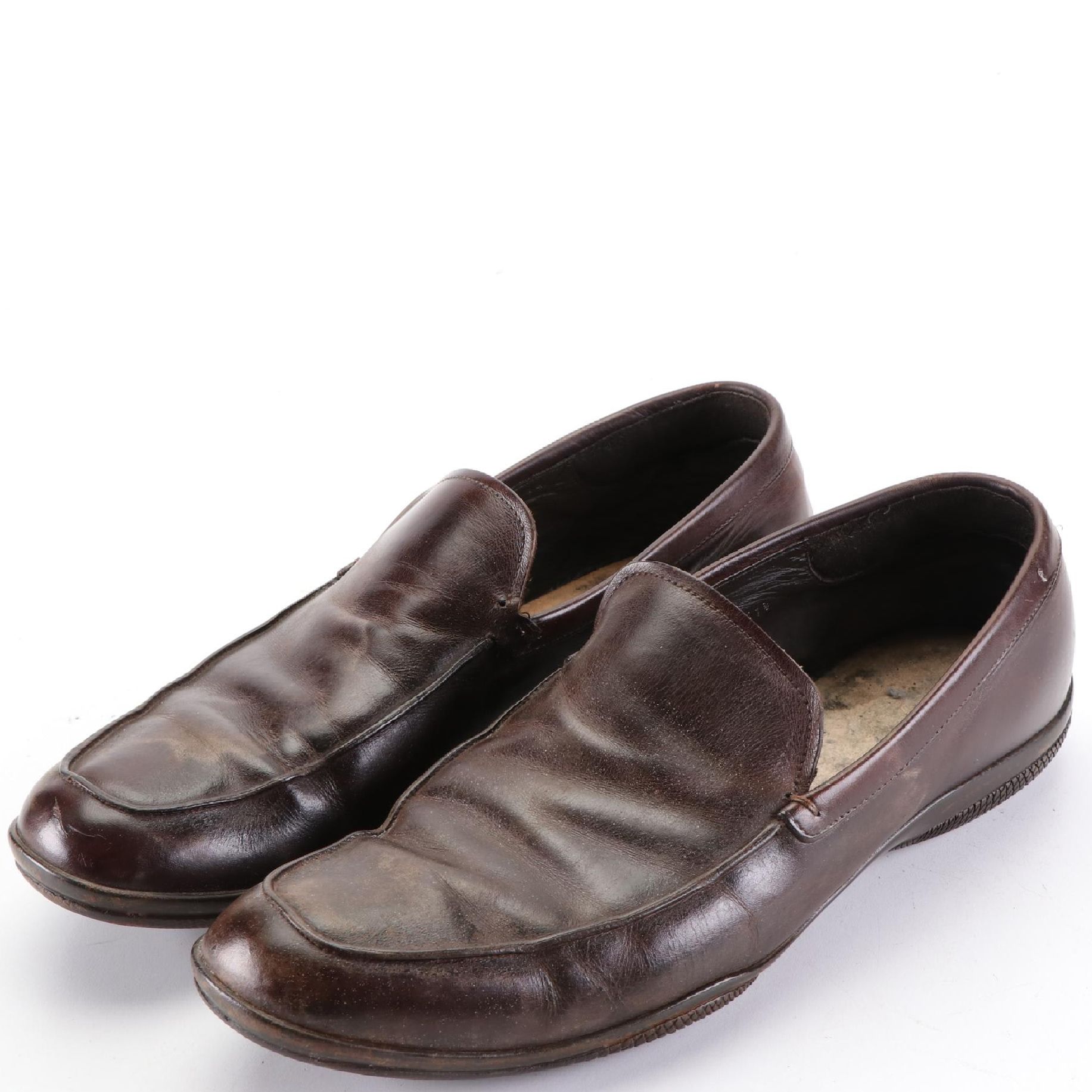 Men's Prada Leather Loafers