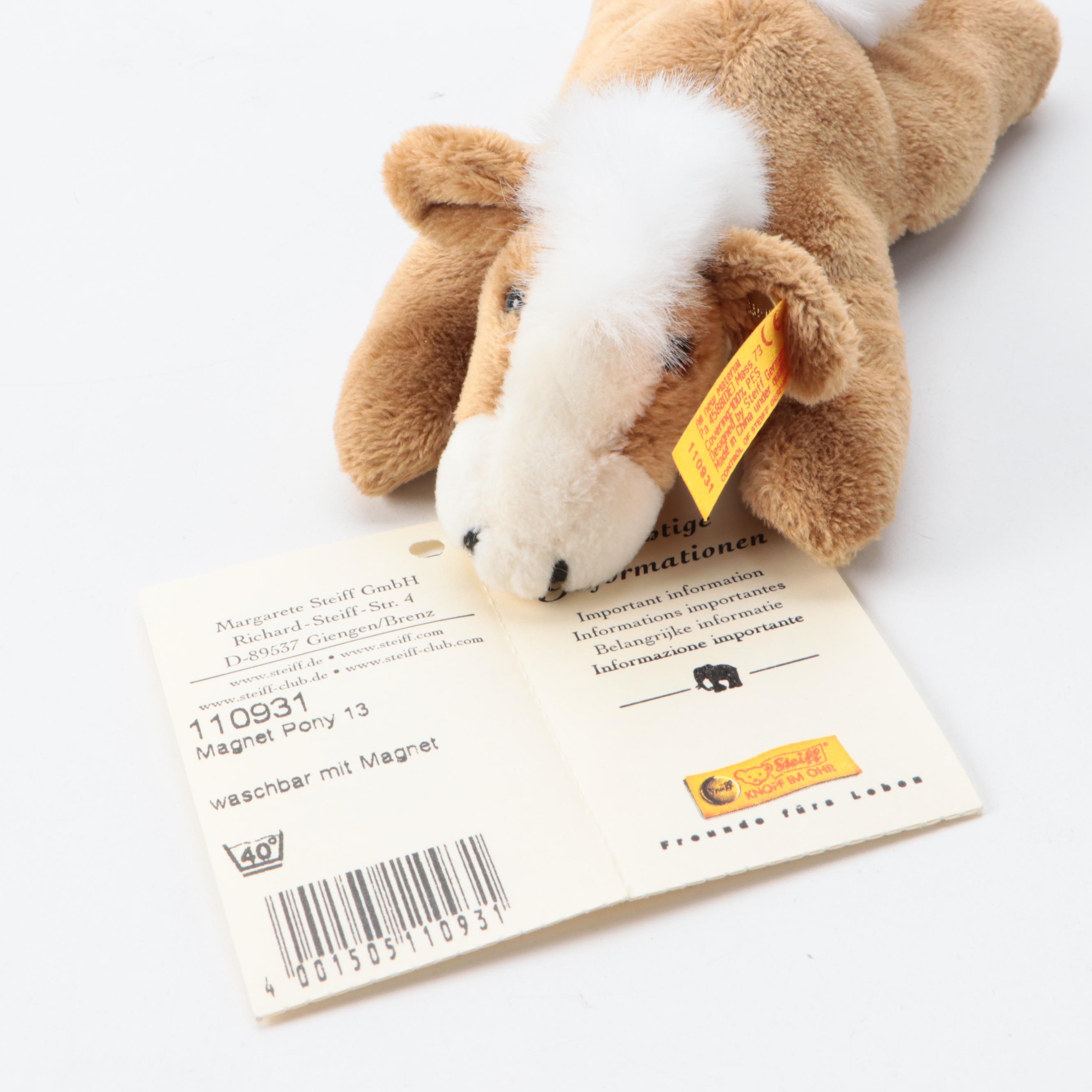 Stieff "Magnet Pony" and Other Miniature Stuffed Animals