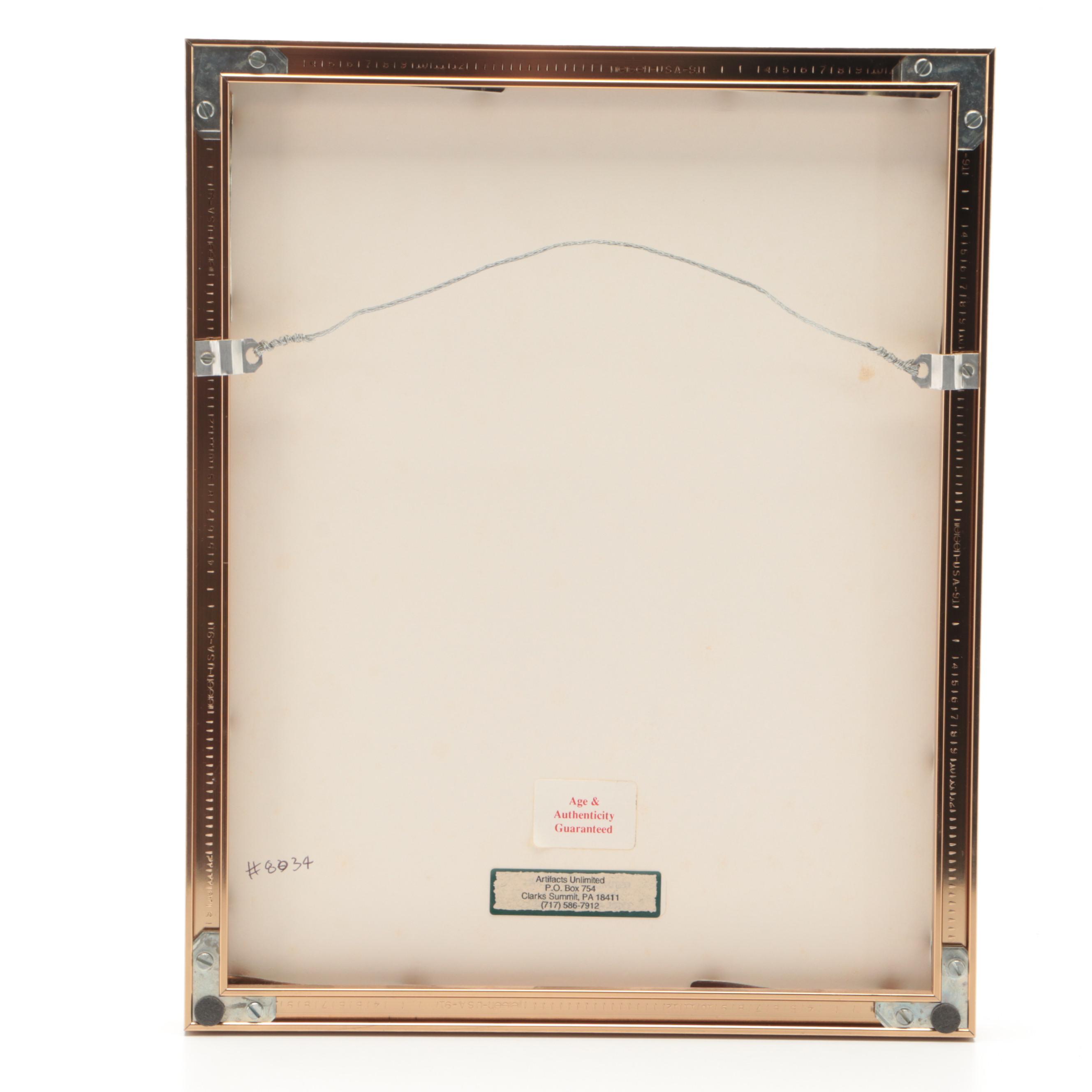 Henry Kissinger Signed Framed 1972 "TIME" Magazine Cover