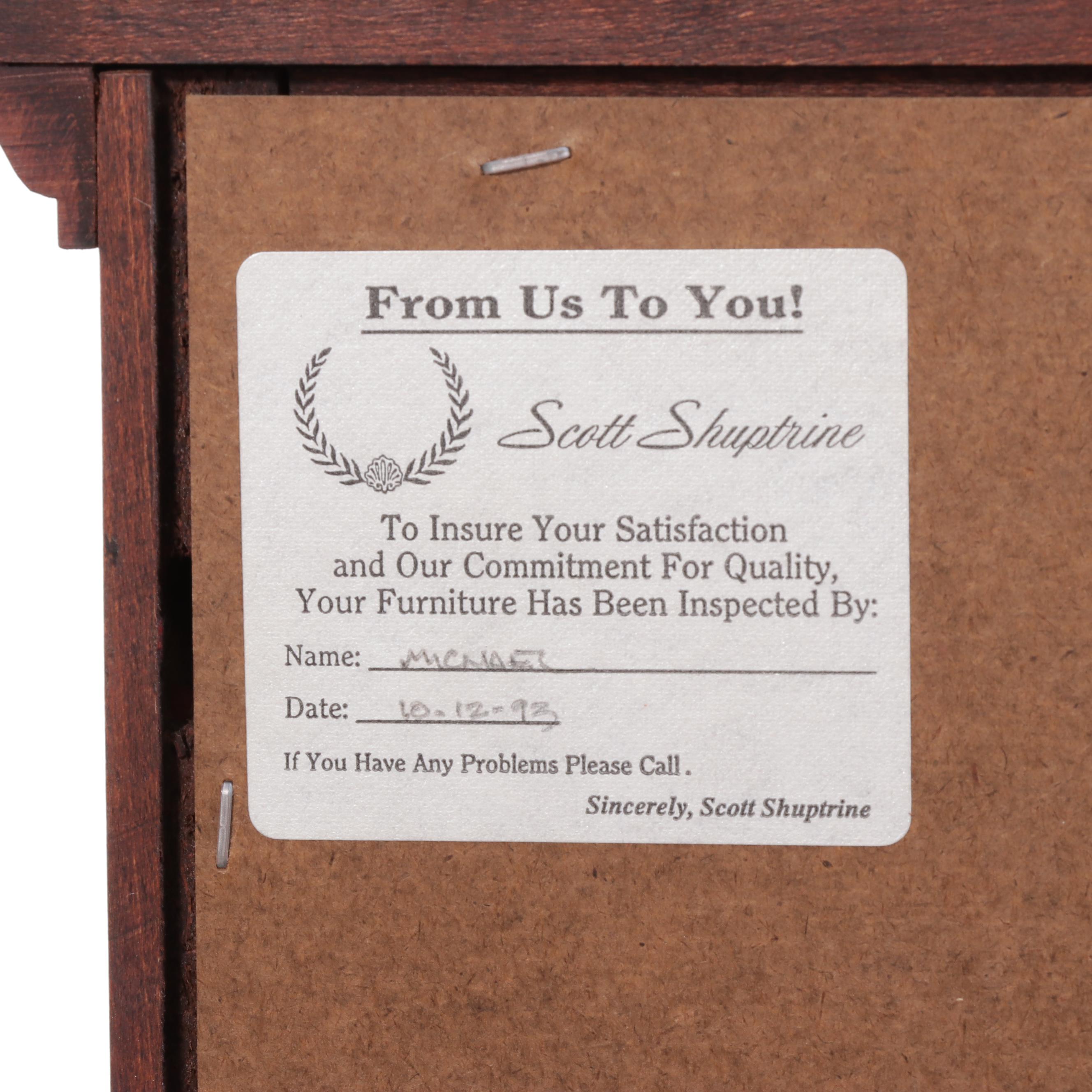 Hooker Furniture Queen Anne Style Cherrywood-Stained TV Cabinet