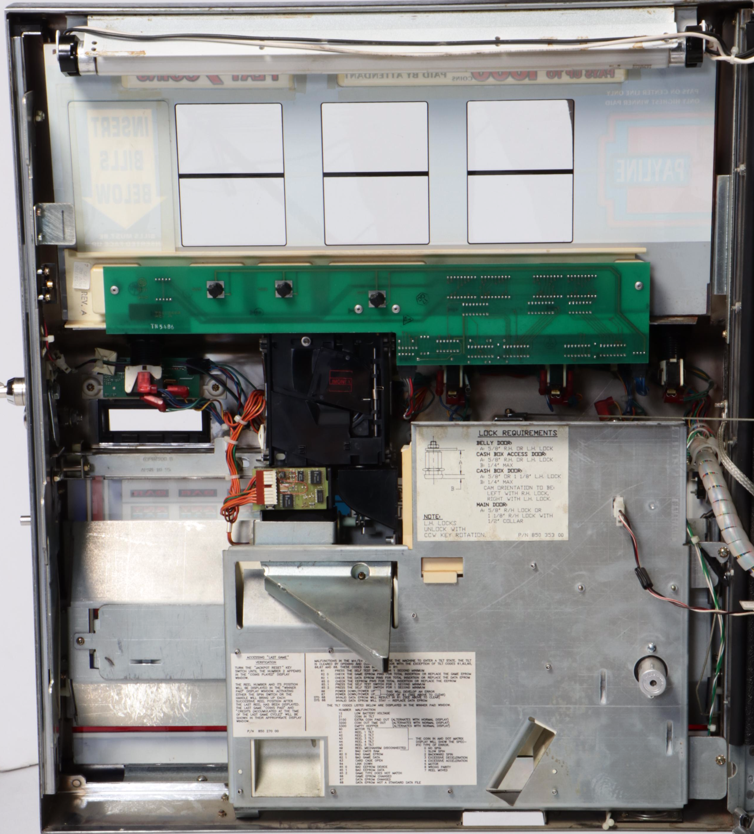 IGT Double Red, White & Blue Slot Machine With Base