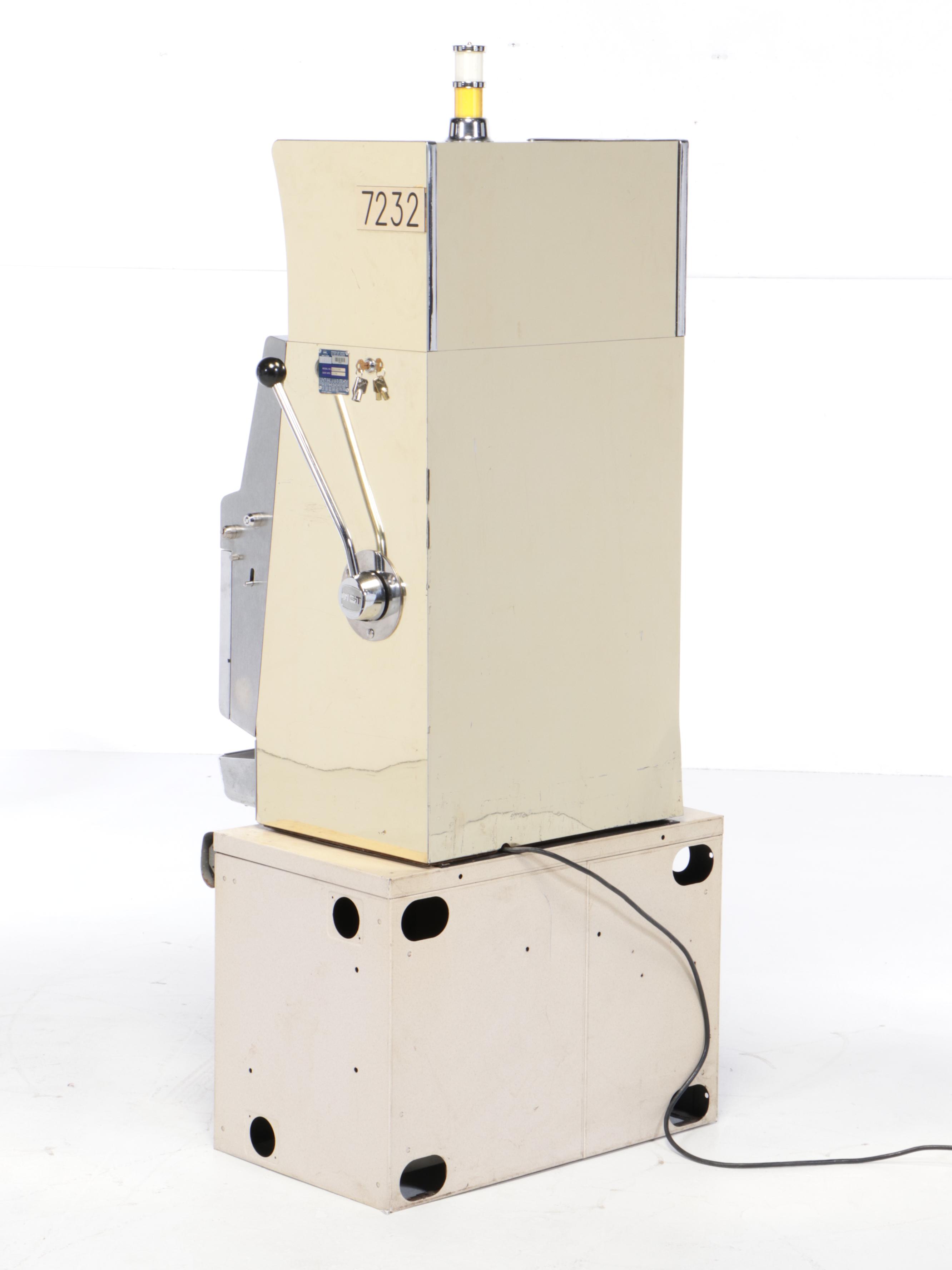 IGT Double Red, White & Blue Slot Machine With Base