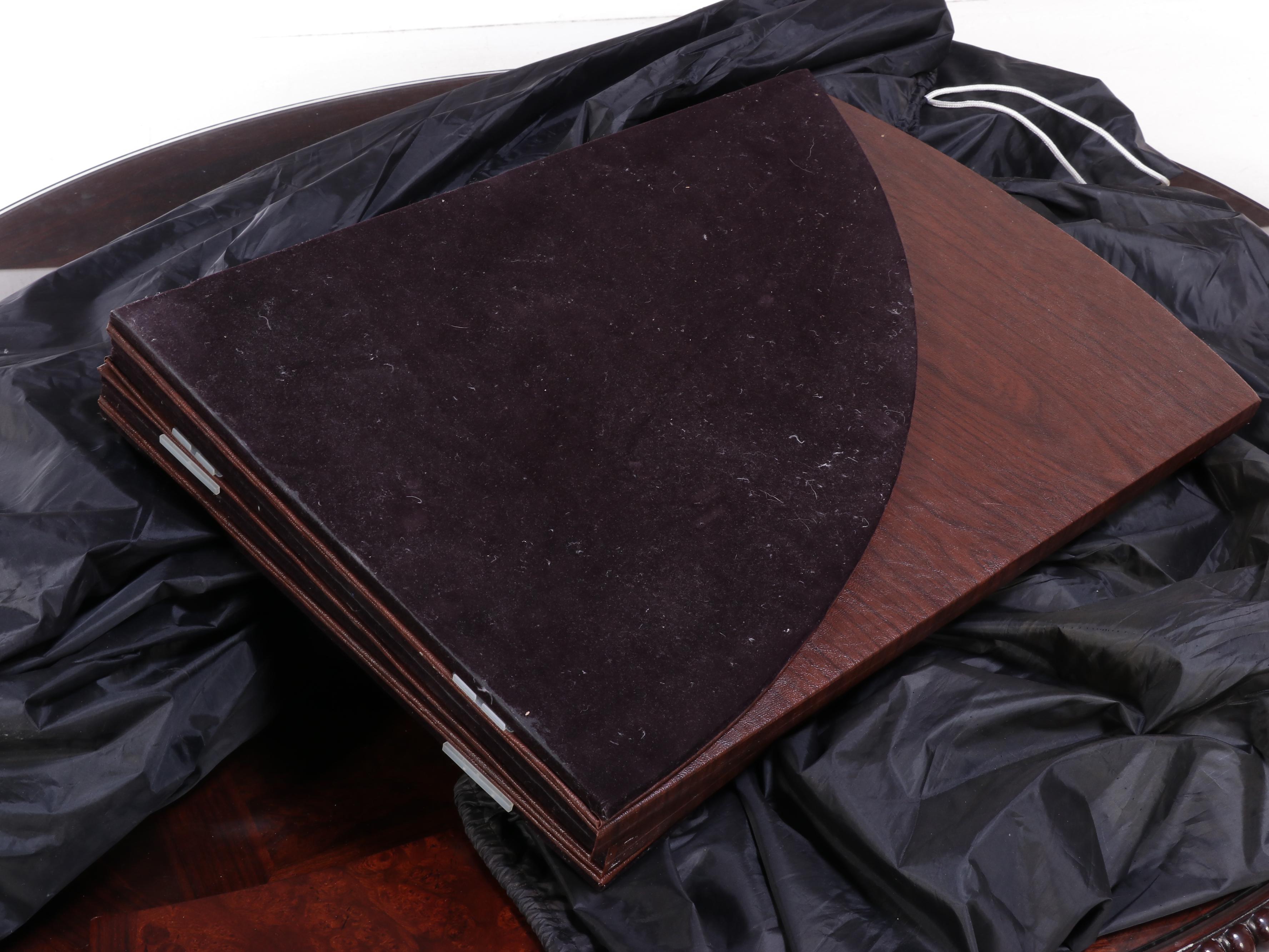 Universal Furniture "Villa Cortina" Hardwood Extending Pedestal Dining Table