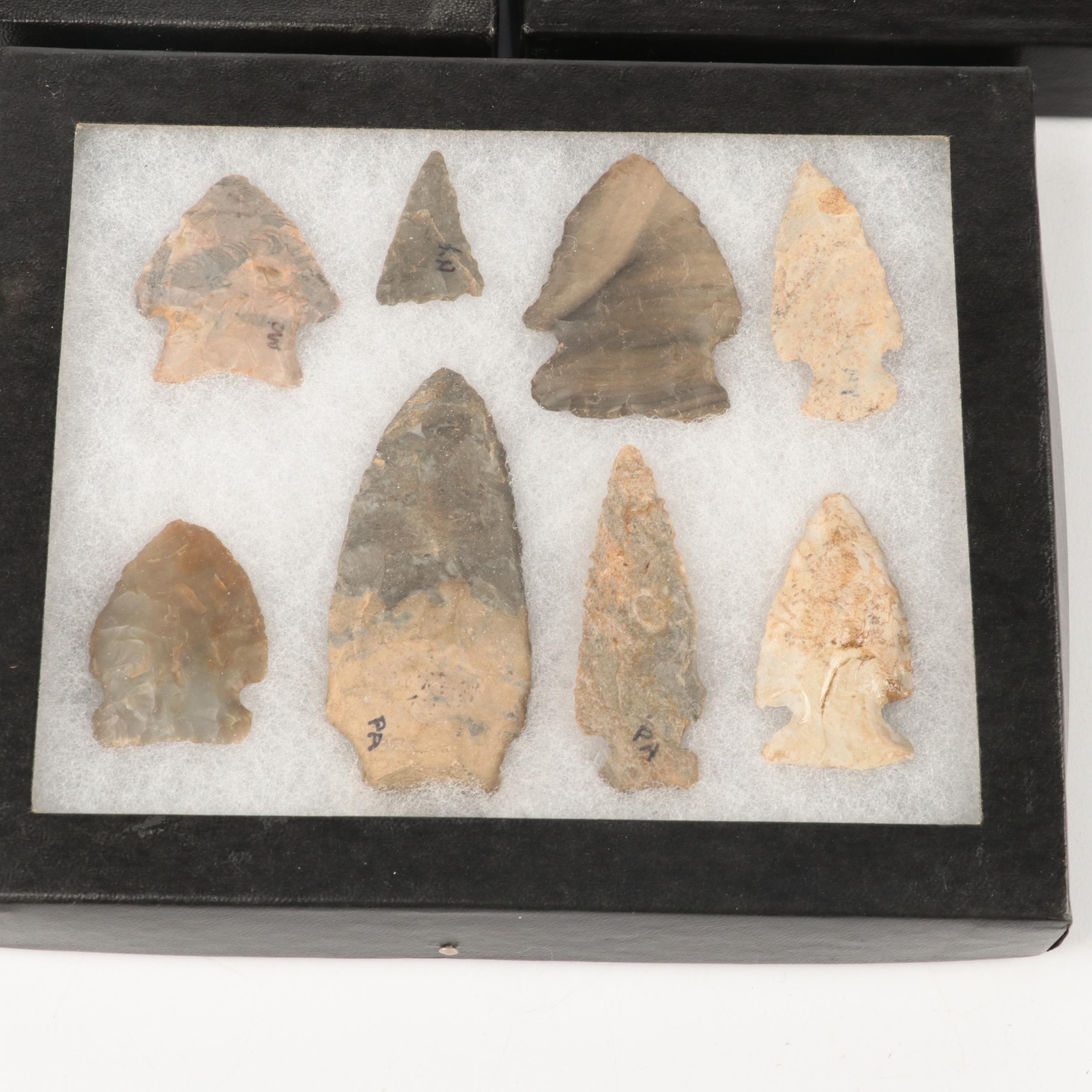 Chert, Quartzite, Obsidian and Other Points