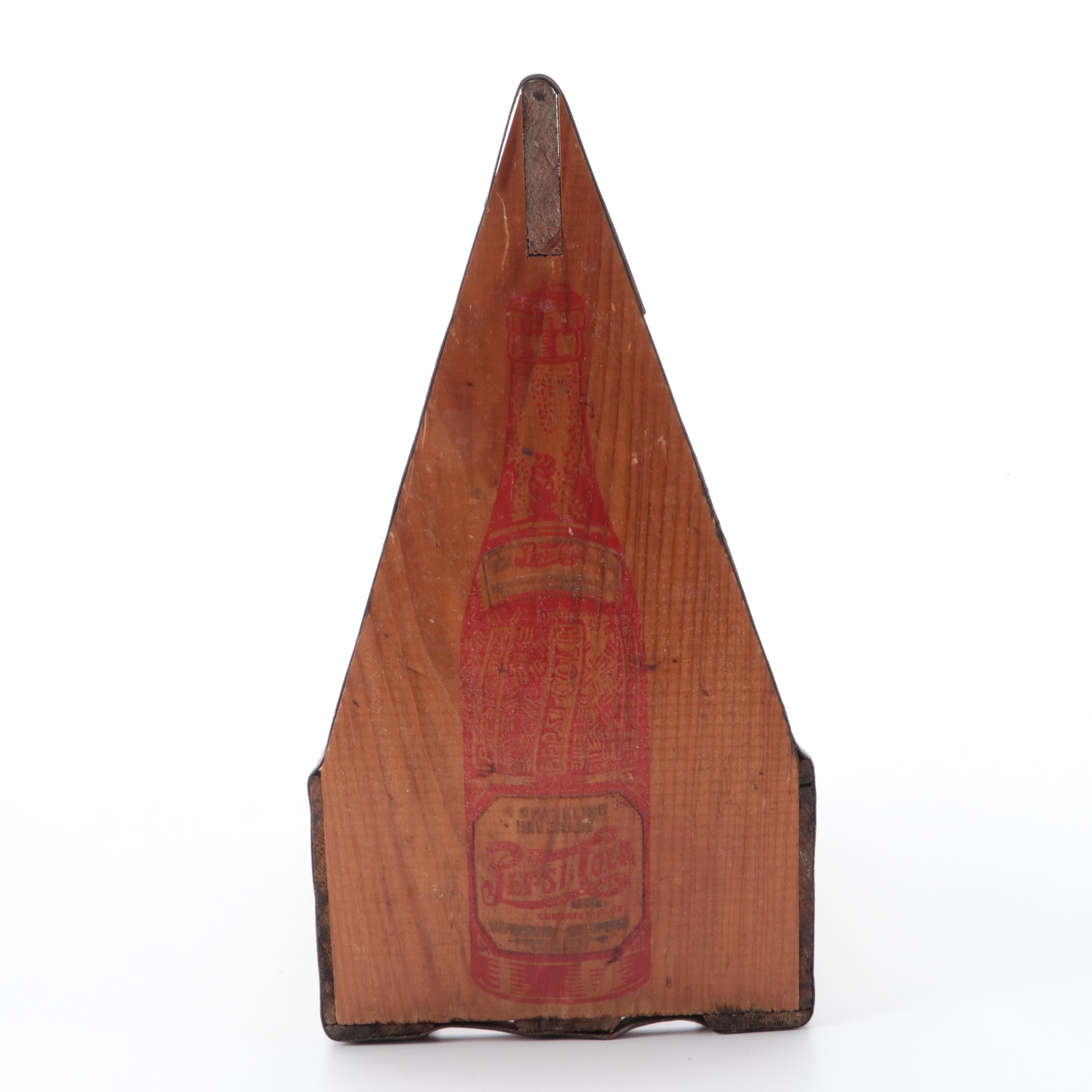 Wooden Pepsi Cola Bottle Carry Rack