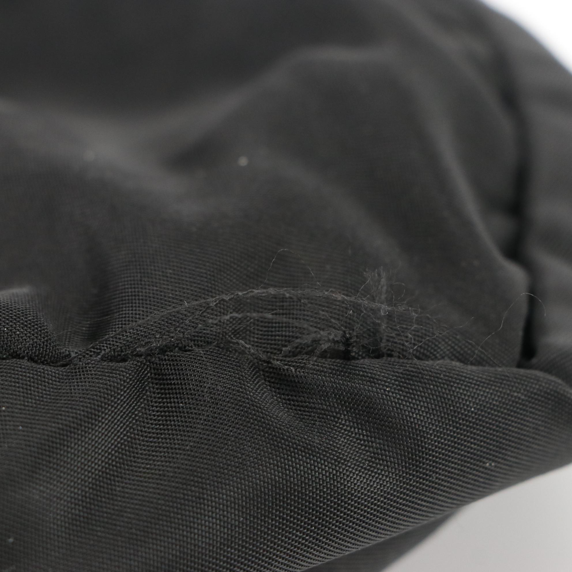 Prada Accessory Pouch in Nylon with Leather Trim