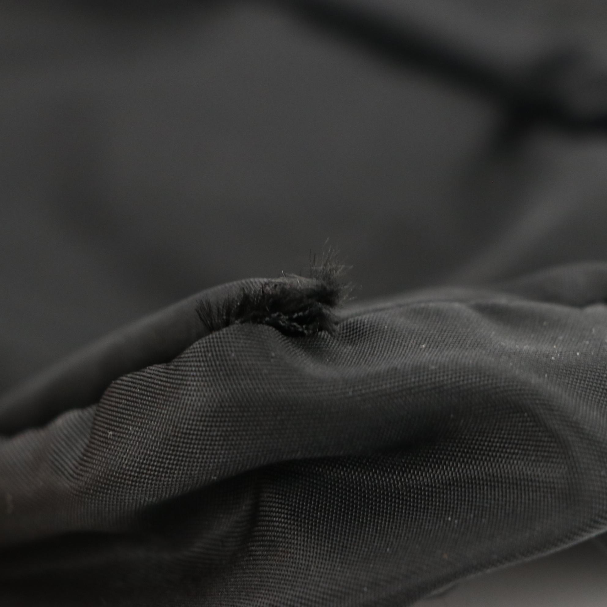 Prada Accessory Pouch in Nylon with Leather Trim