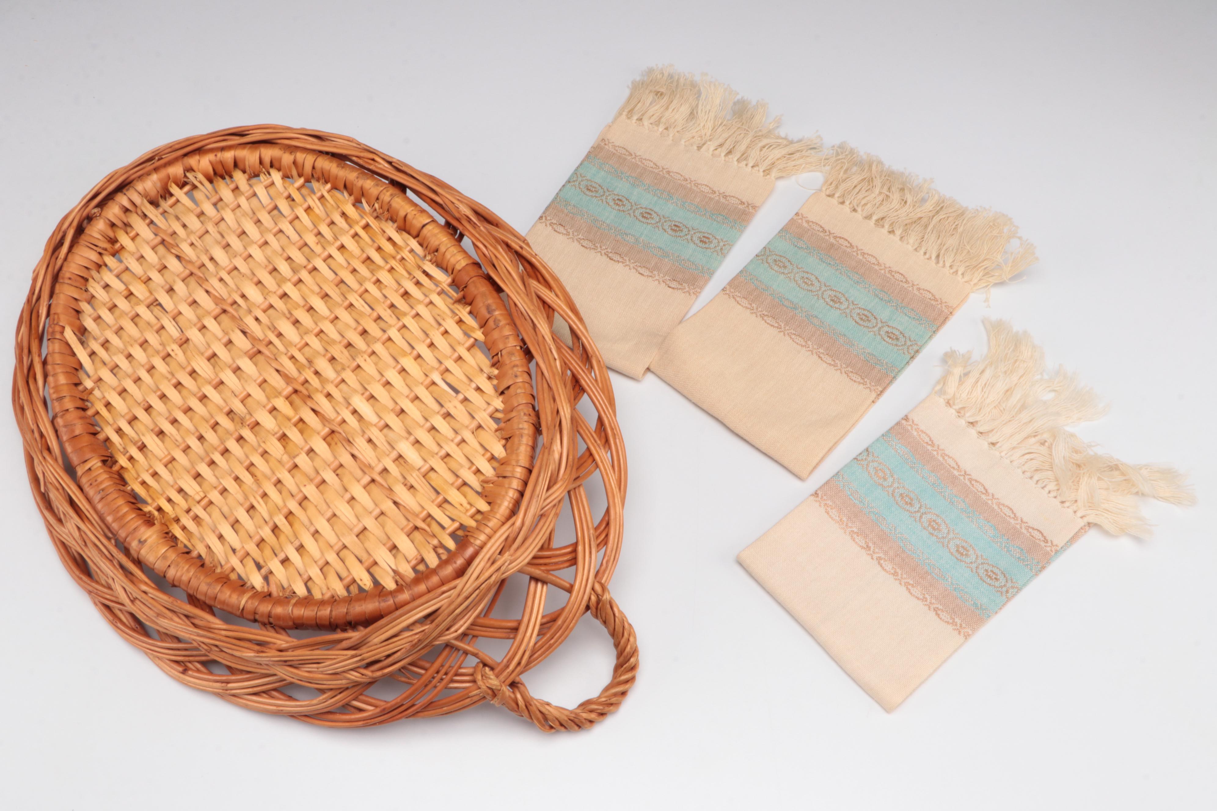 Italian Blown Glass Decanter with Ice Chamber, Other Table Accessories