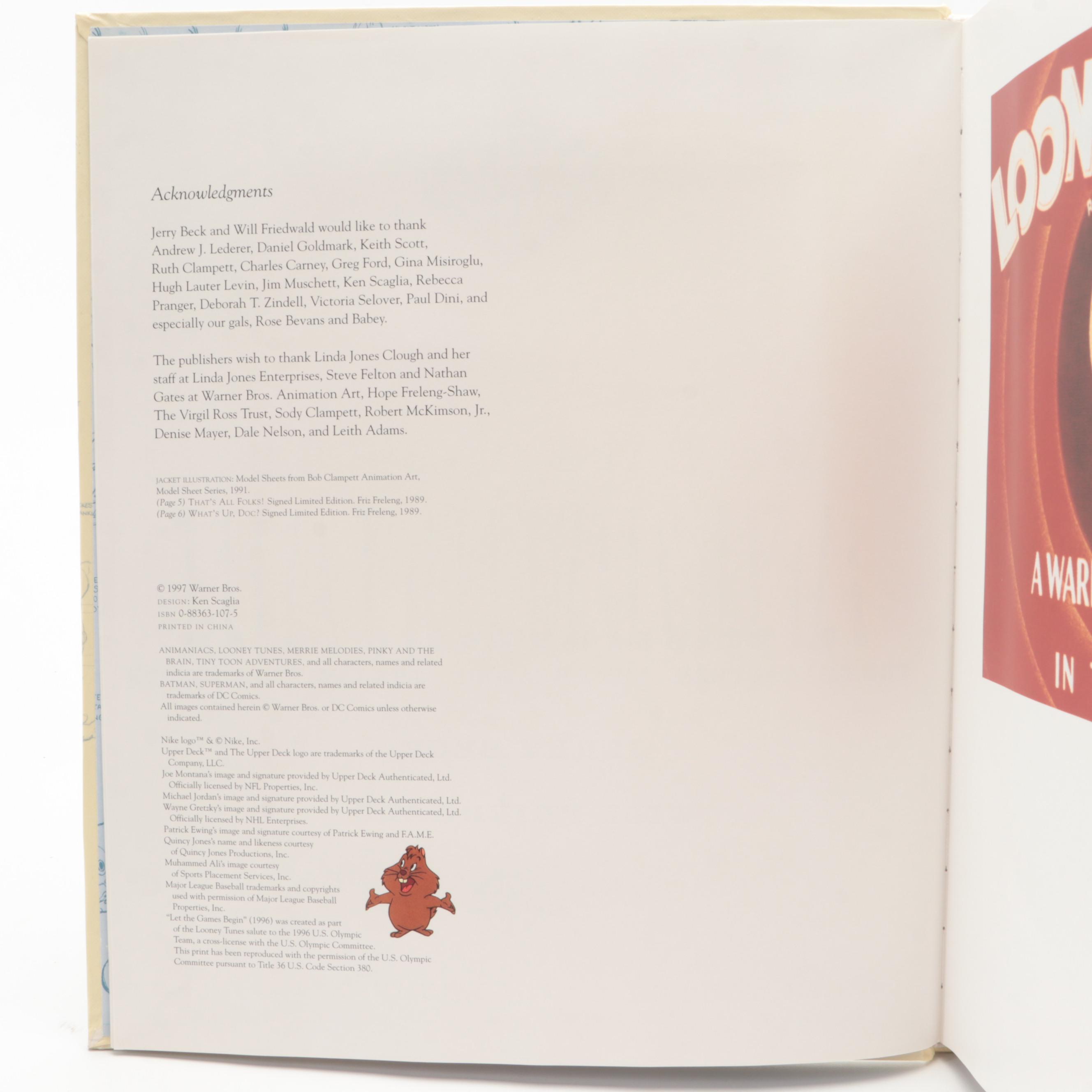 Warner Bros "Animation Art" with Hannah-Barbera and Antique Toy Books