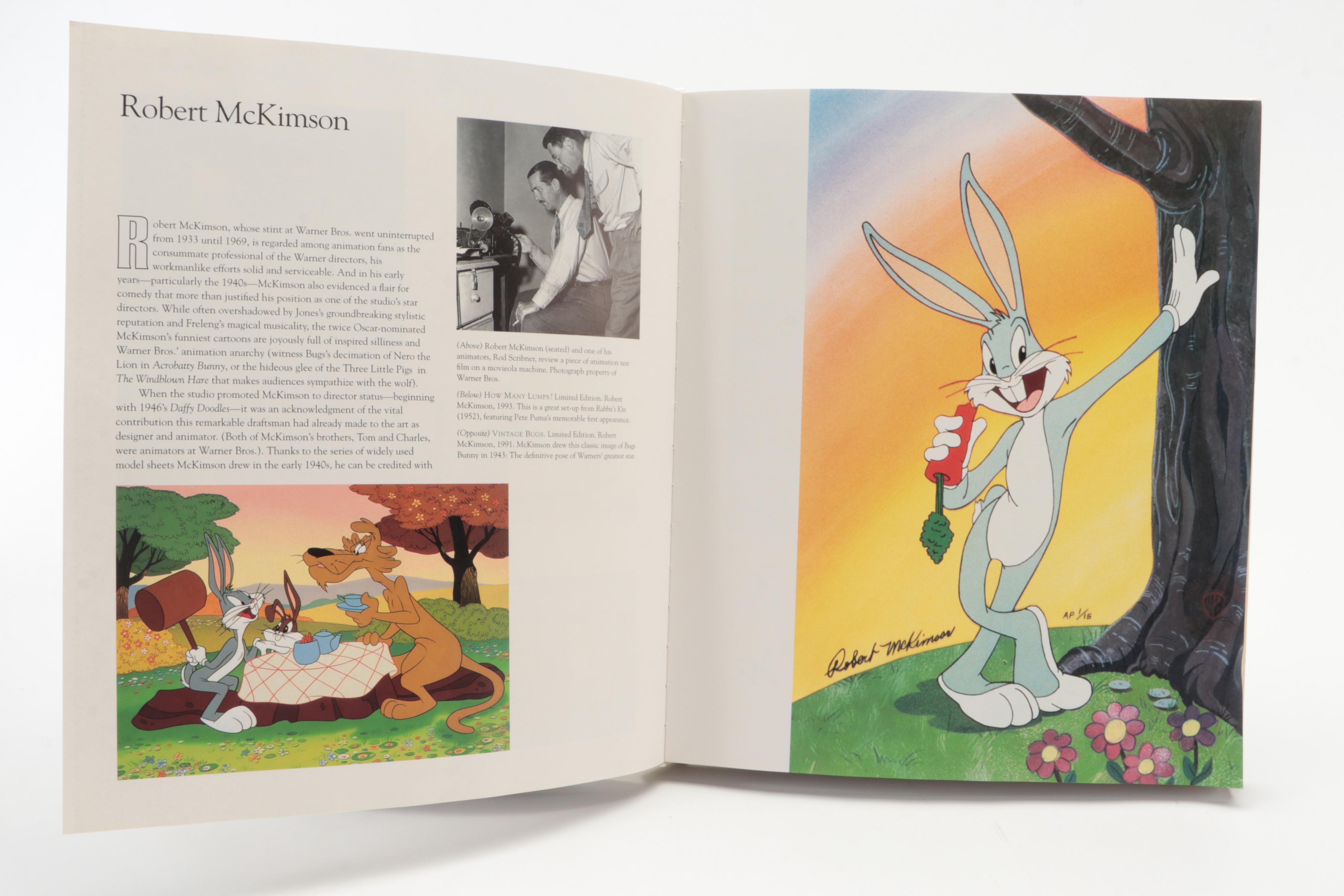 Warner Bros "Animation Art" with Hannah-Barbera and Antique Toy Books