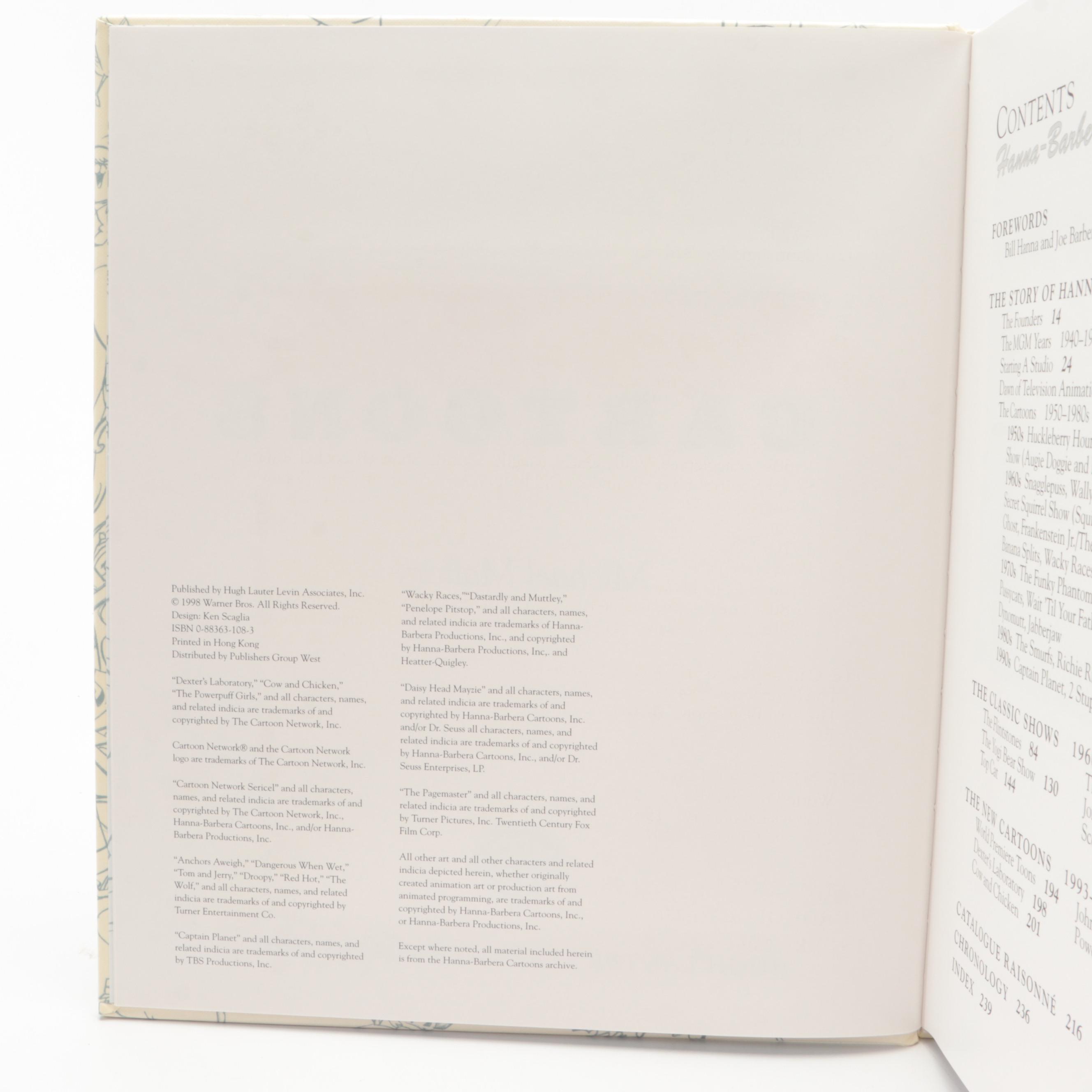 Warner Bros "Animation Art" with Hannah-Barbera and Antique Toy Books