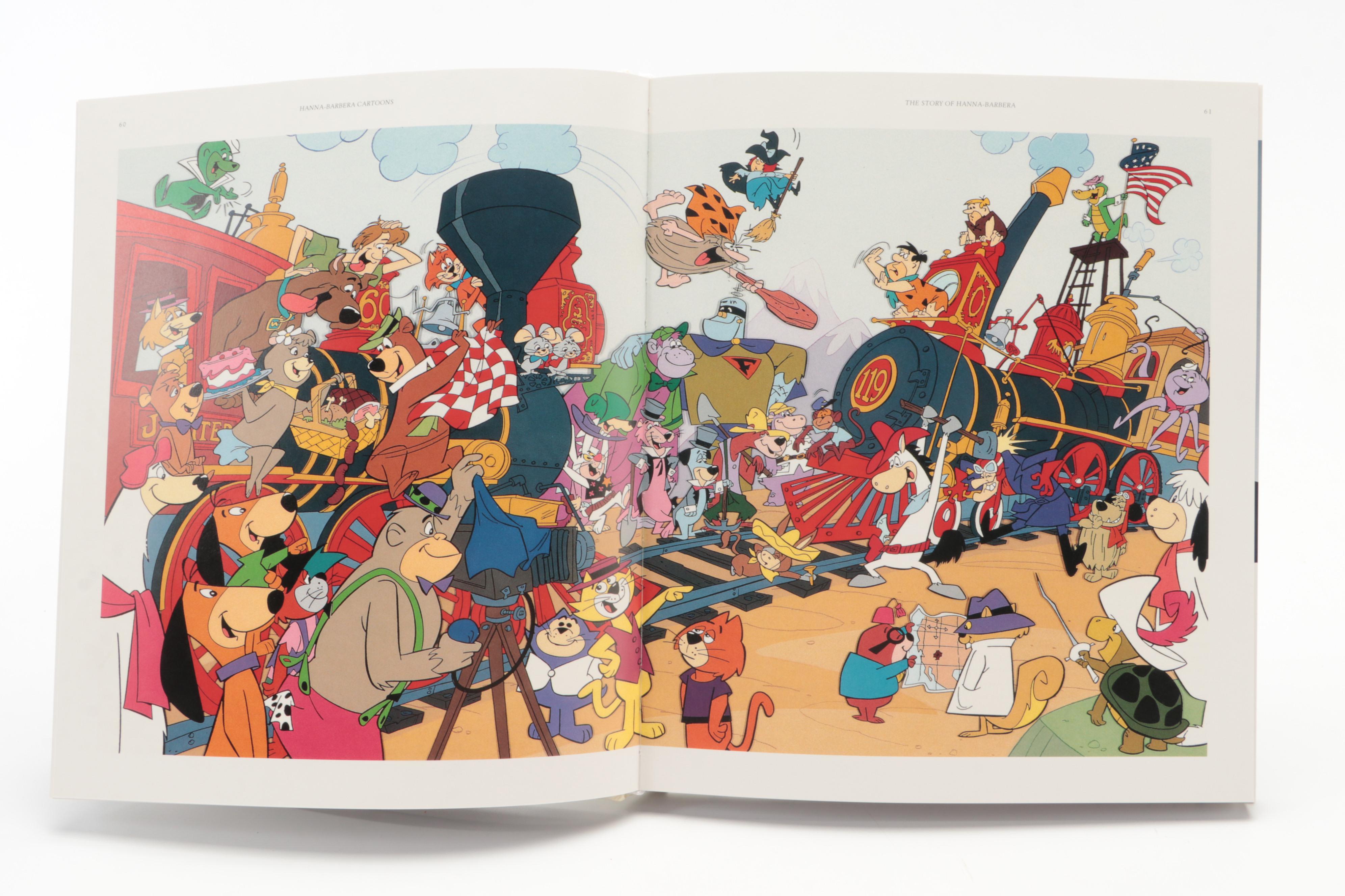 Warner Bros "Animation Art" with Hannah-Barbera and Antique Toy Books