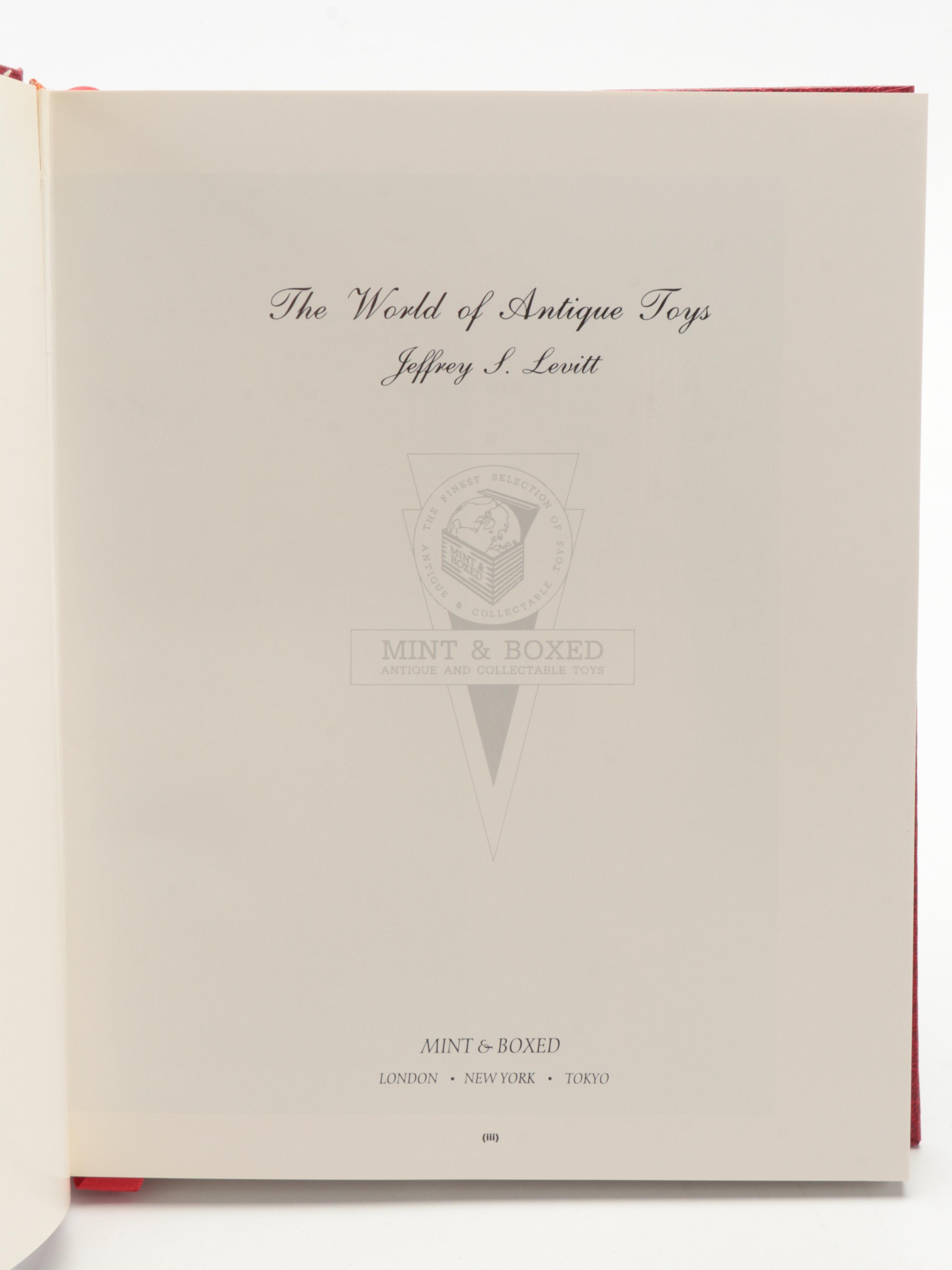 Warner Bros "Animation Art" with Hannah-Barbera and Antique Toy Books