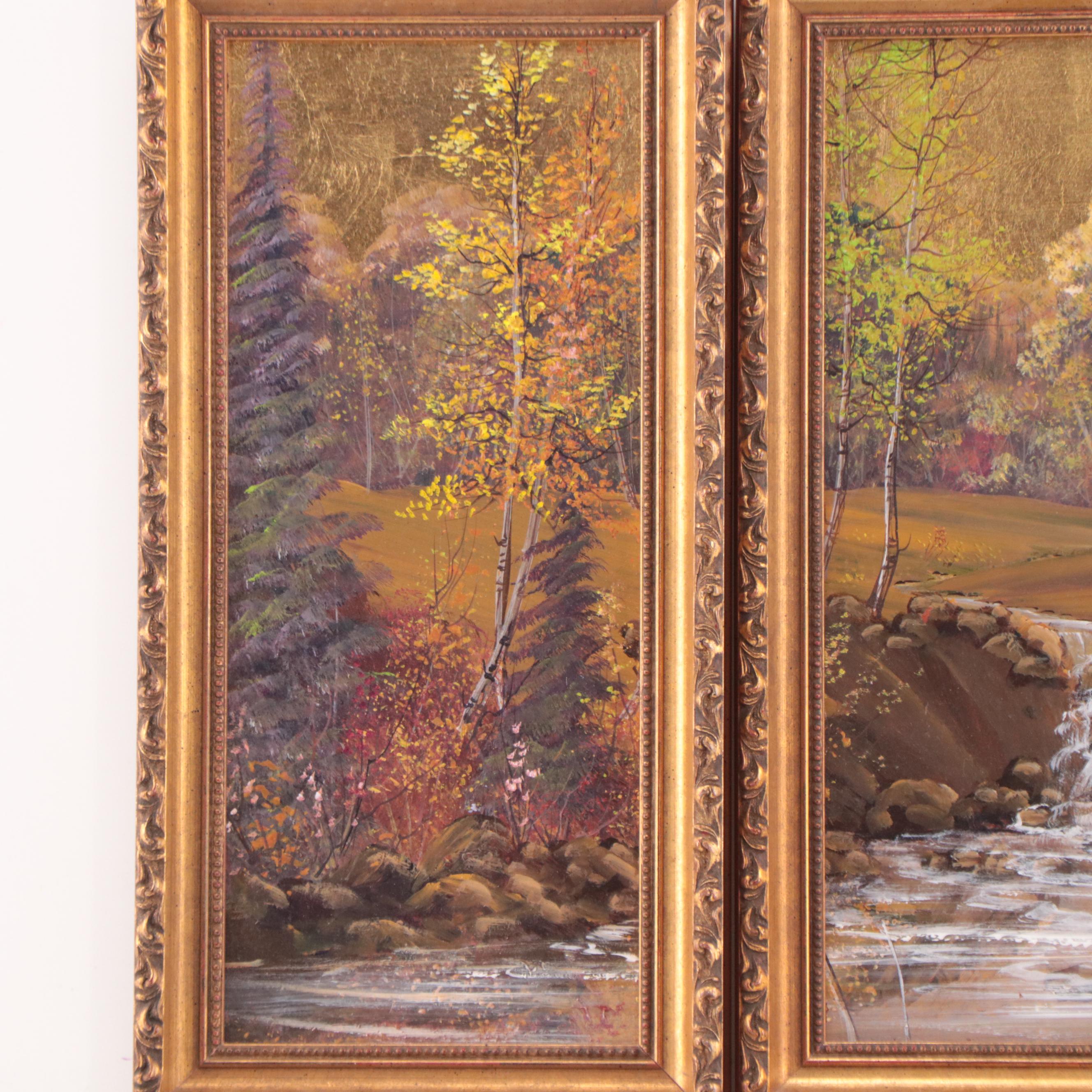 Vonna Vawdrey Forest Landscape Oil Paintings