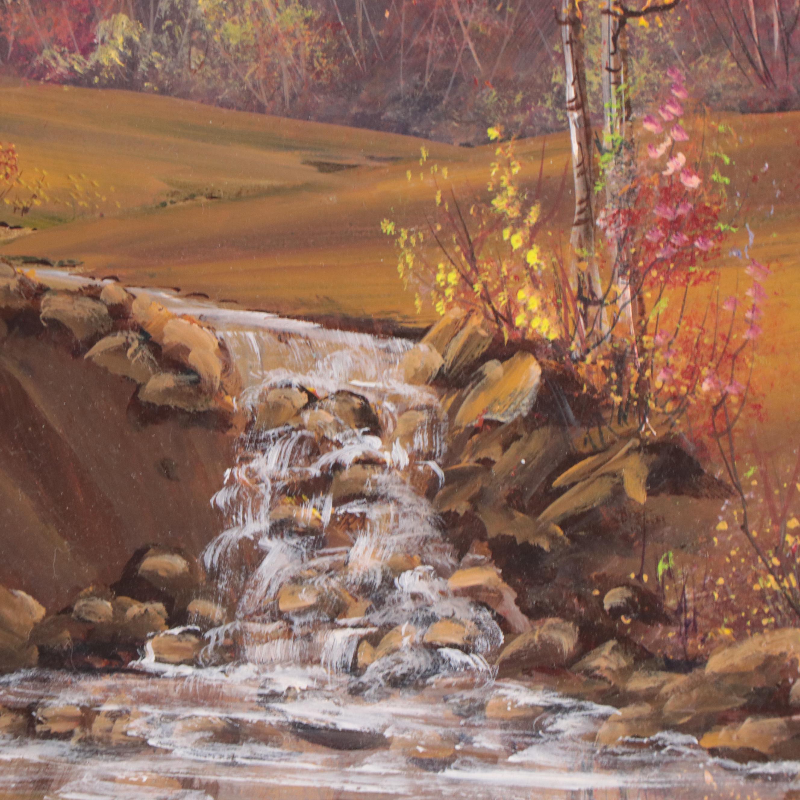 Vonna Vawdrey Forest Landscape Oil Paintings