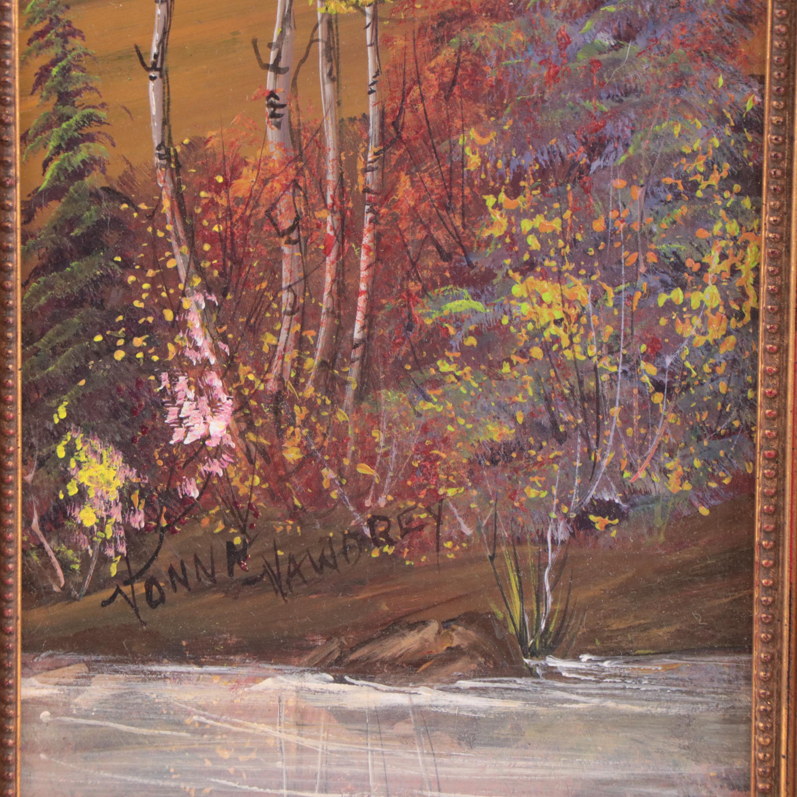 Vonna Vawdrey Forest Landscape Oil Paintings