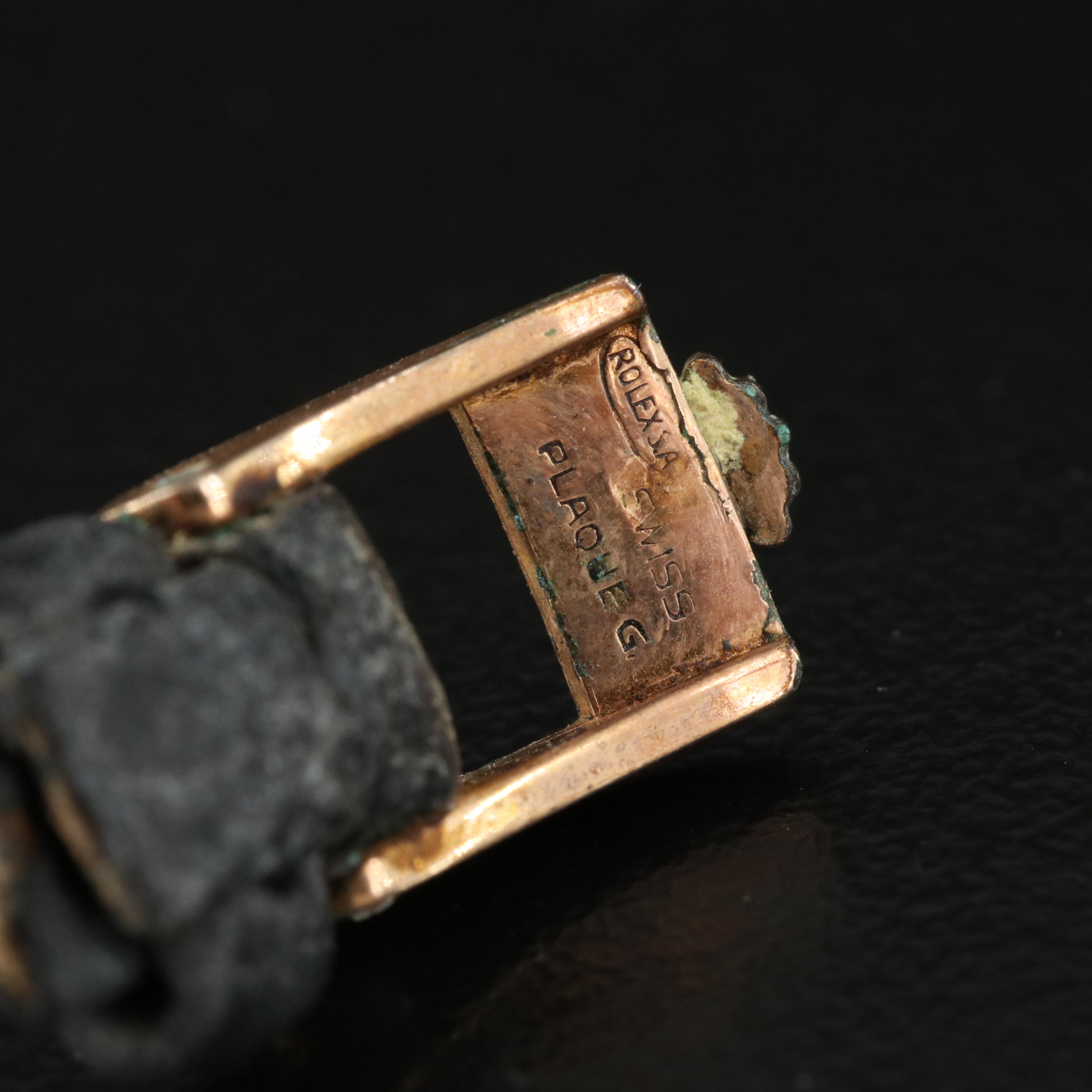 Vintage Rolex Orchid 18K Stem-Wind Watch