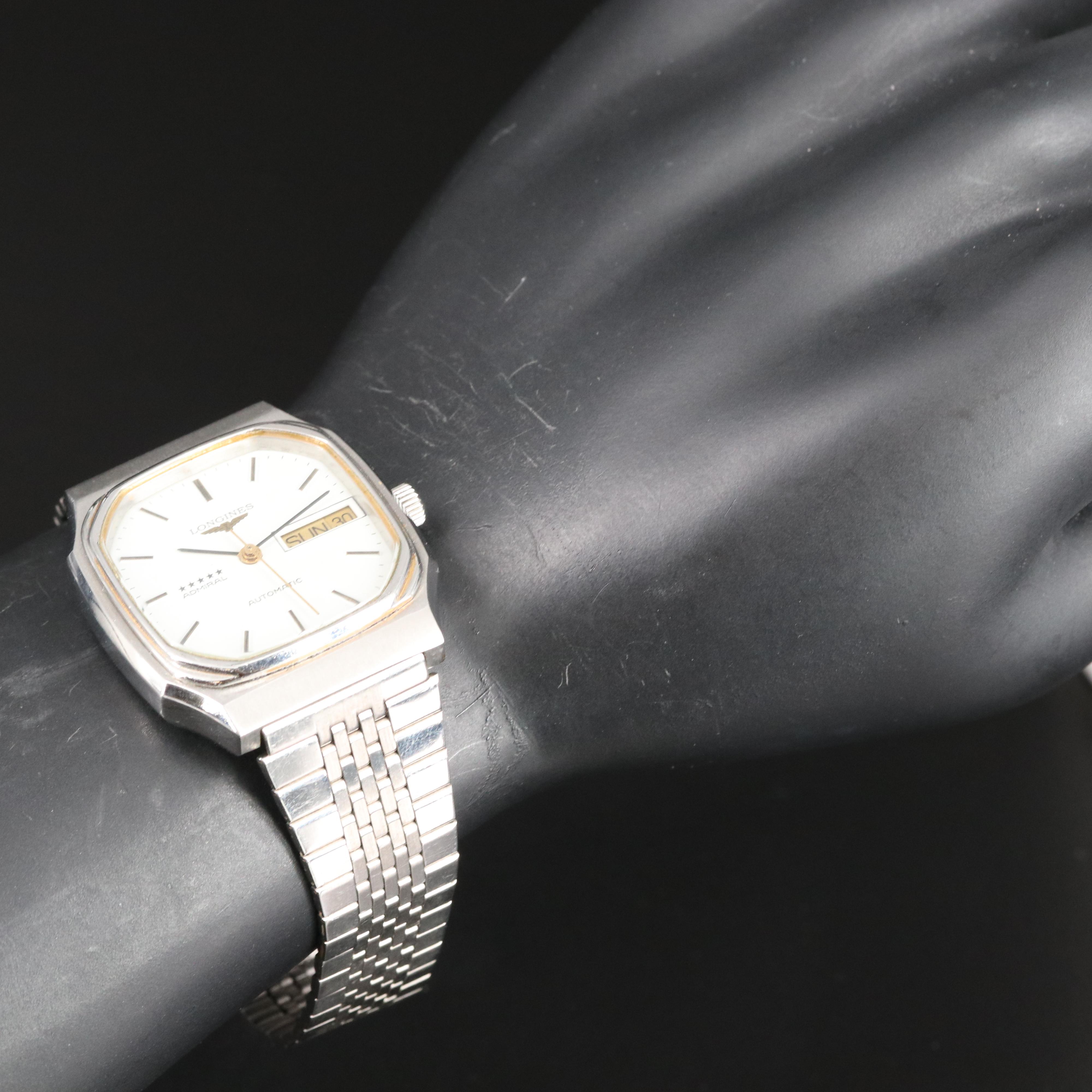 Longines Admiral Five Star Day-Date Automatic Watch