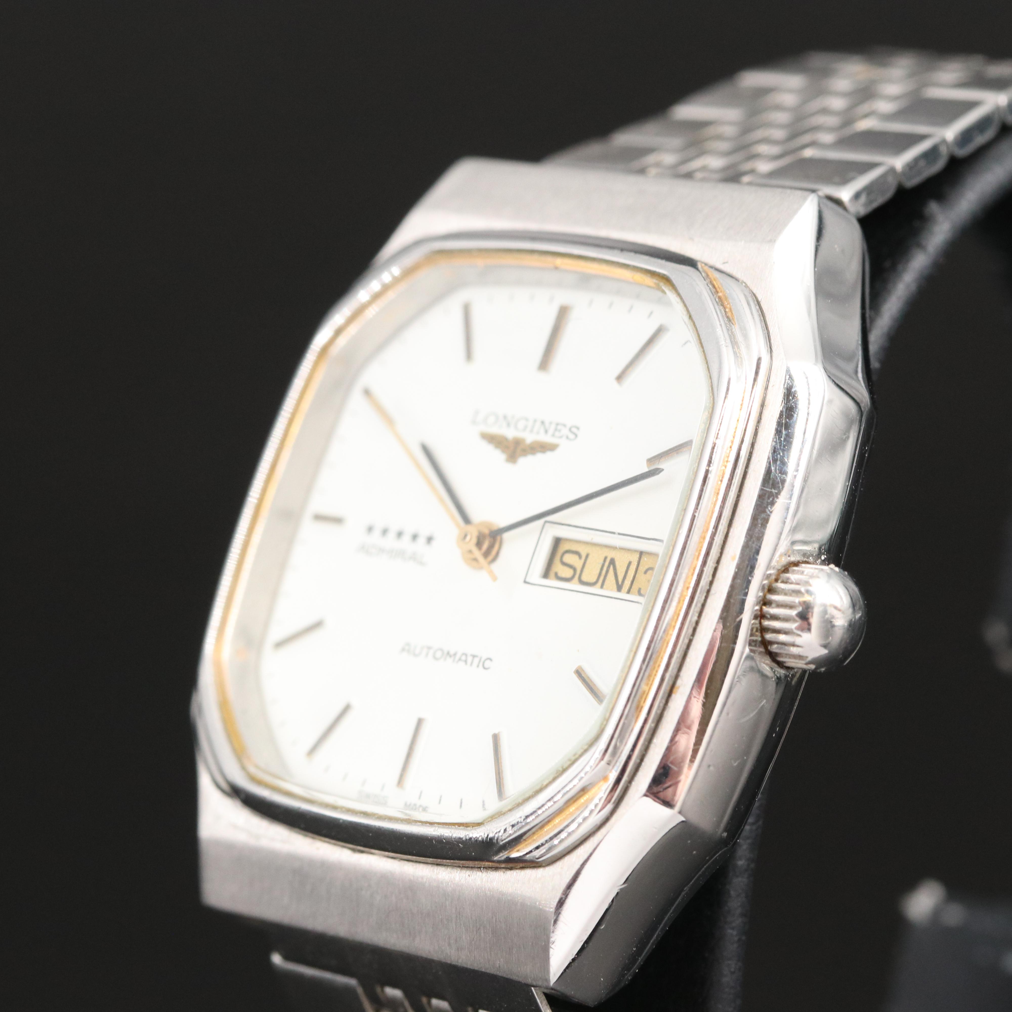 Longines Admiral Five Star Day-Date Automatic Watch