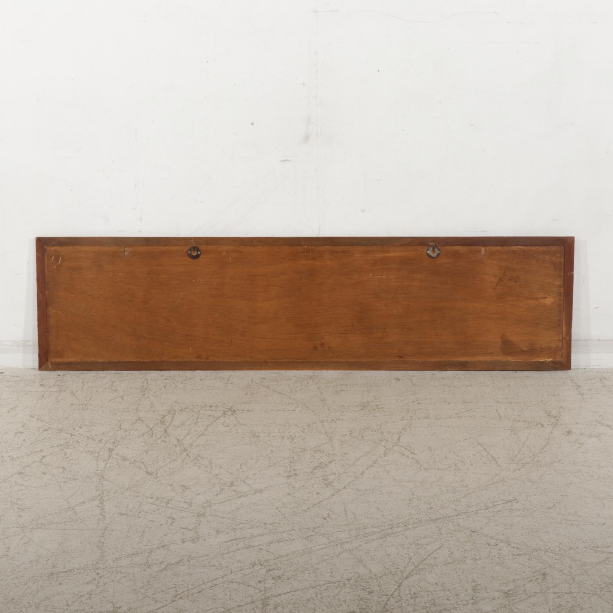 Hand-Painted Traditional Irish Blessing Wooden Plaque, 1975