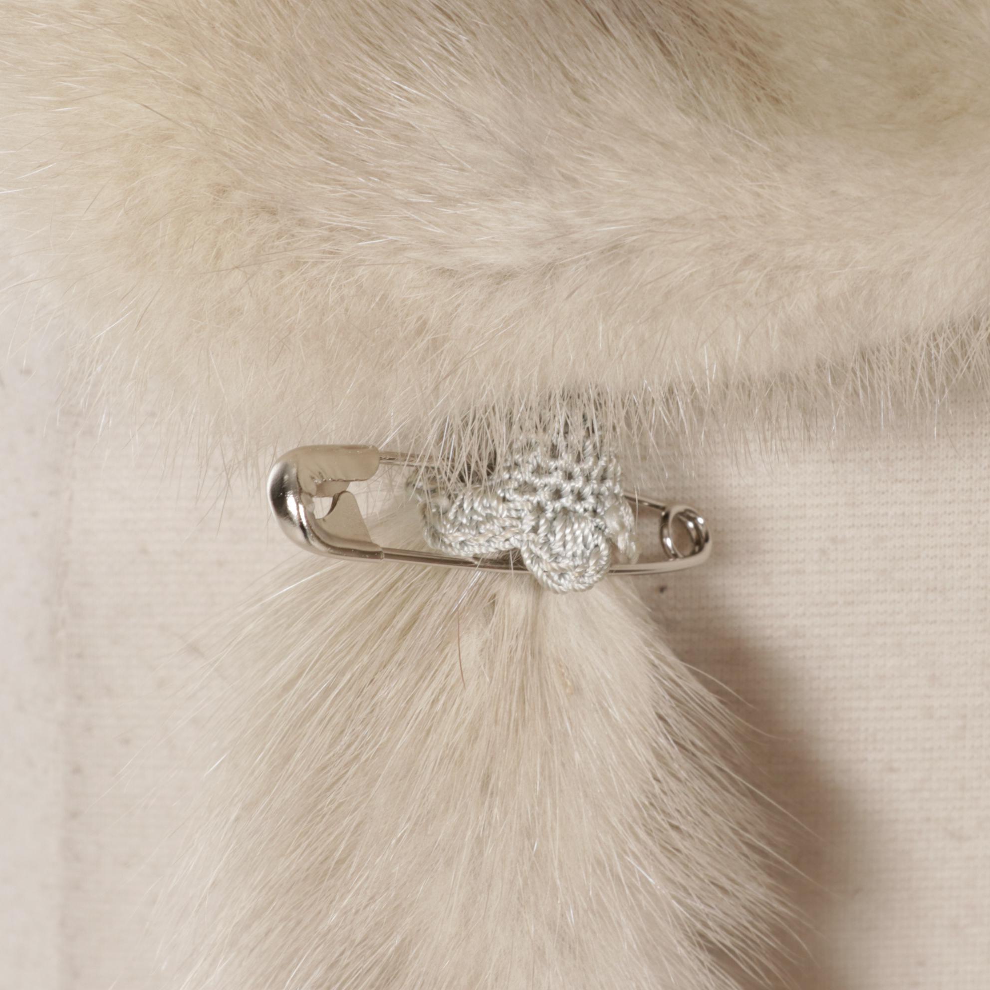Mink Fur Stole with Tails