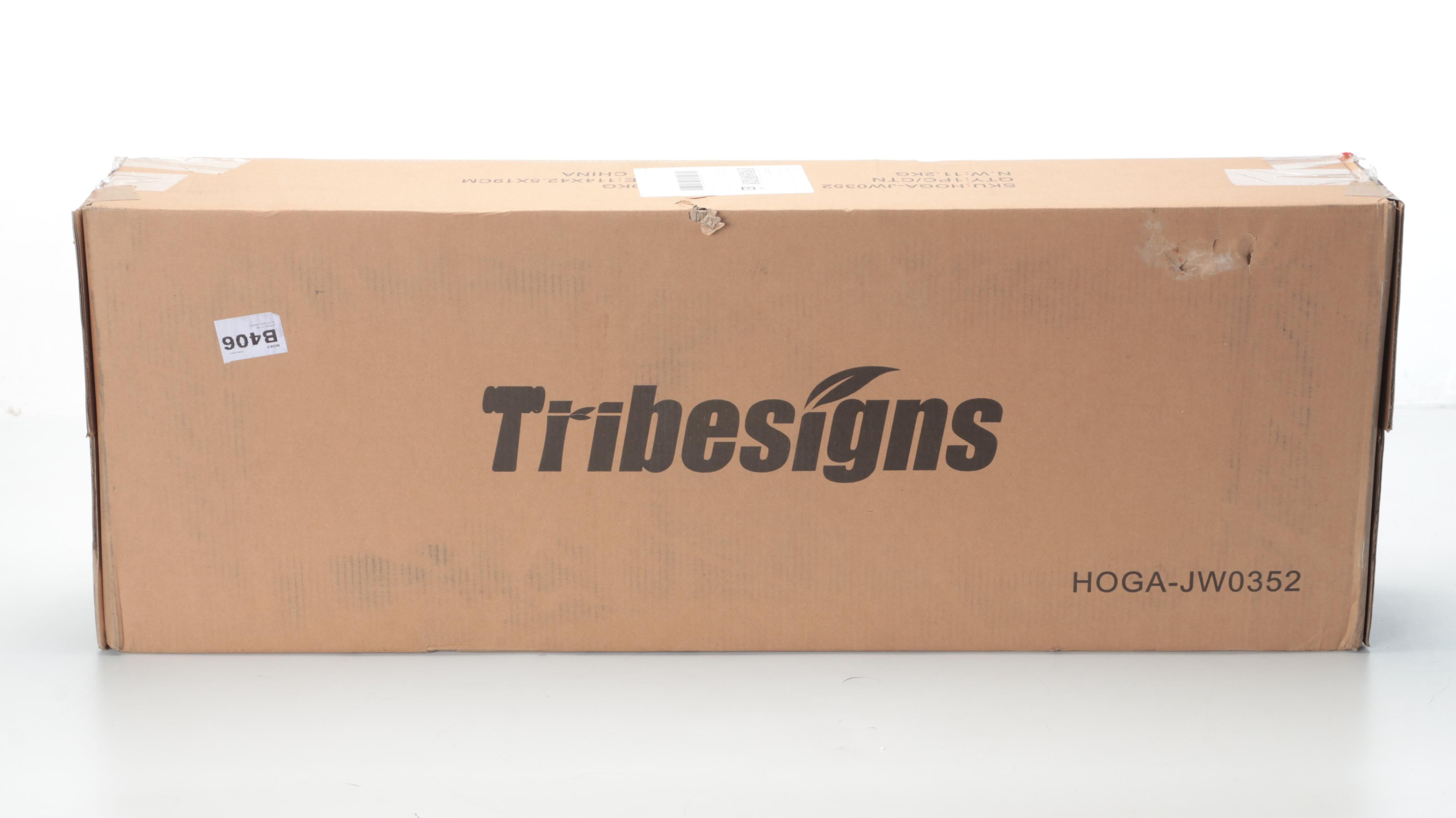 Tribesigns Contemporary Geometric Console Table