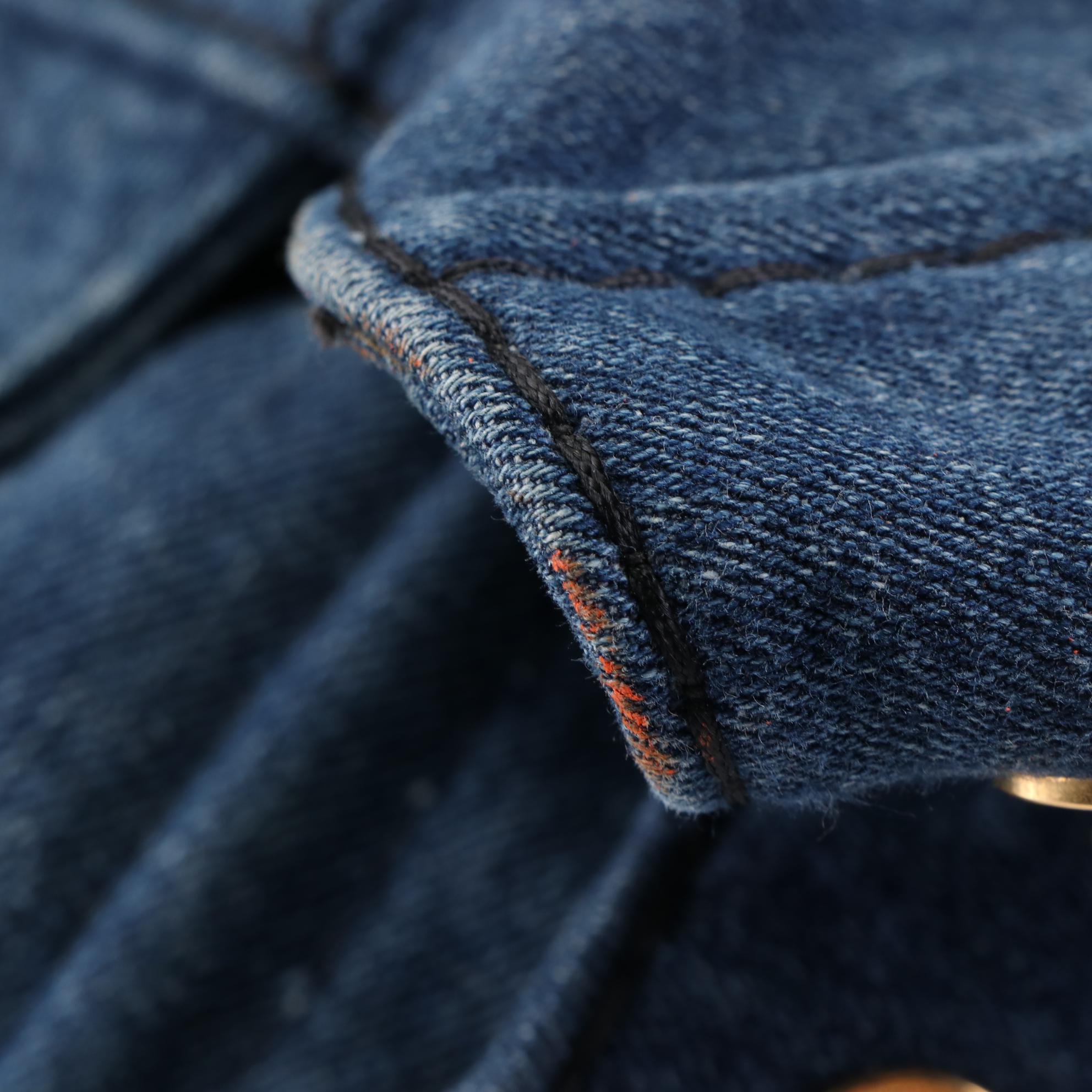 Prada Canapa Logo Tote in Denim