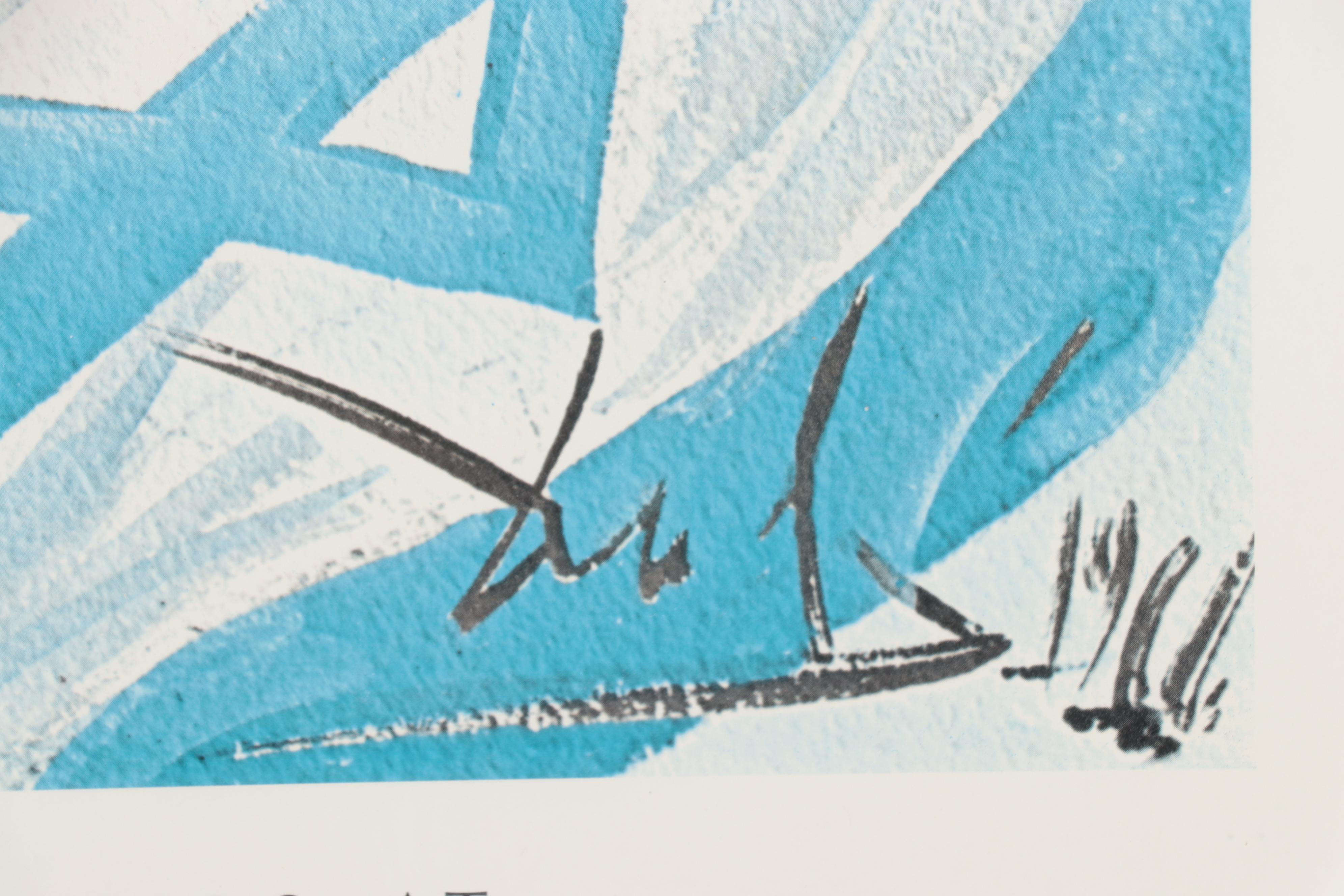 Salvador Dalí Exhibition Poster "Aliyah: The Rebirth of Israel," 1968