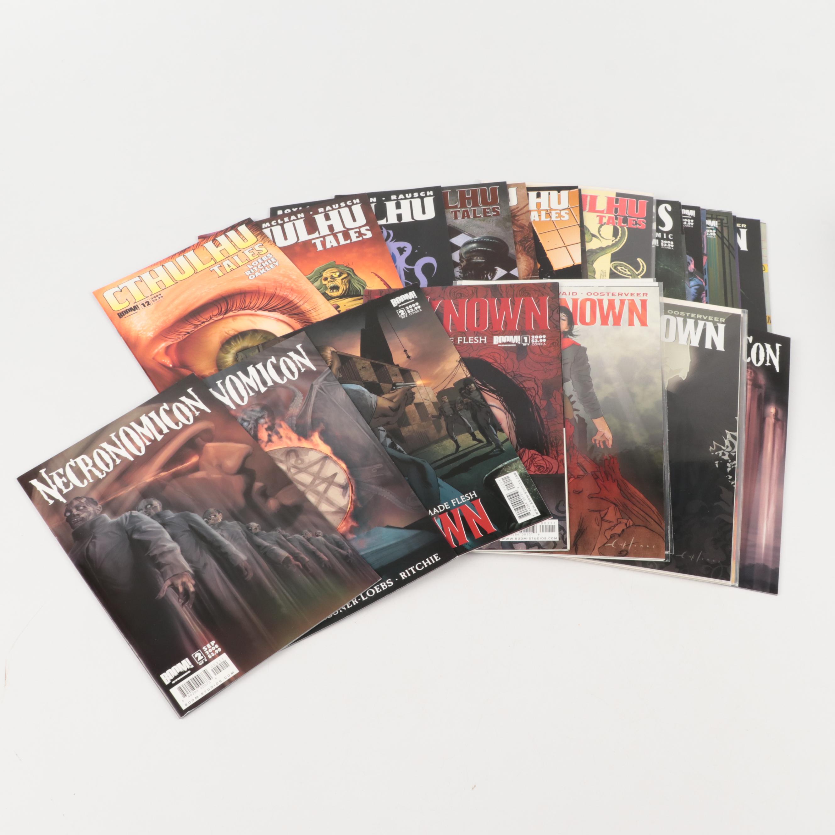 Modern Age "Necronomicon", "The Unknown", "Fall of Cthulhu" and More Comics