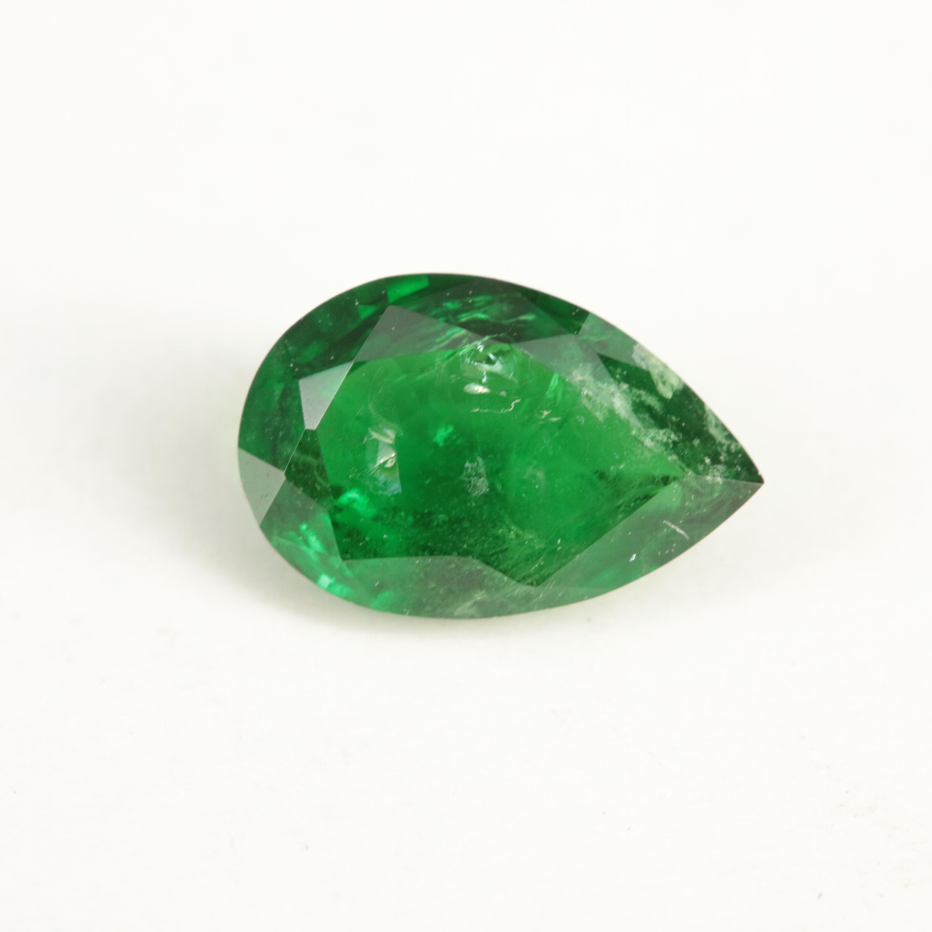 Loose 1.02 CT Tsavorite Garnet