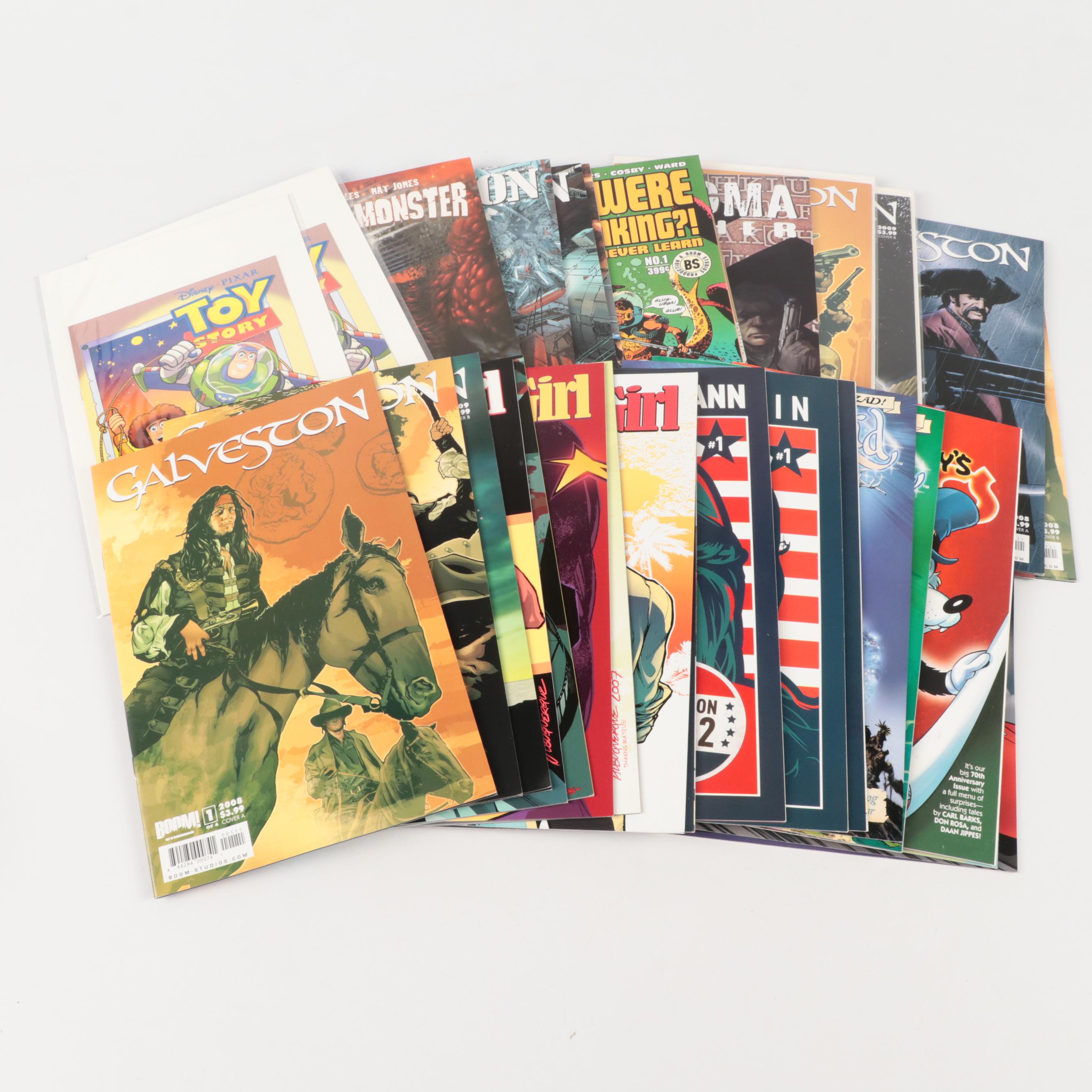 Steve Niles Signed "Giants Monster" with More Modern Age Comic Books