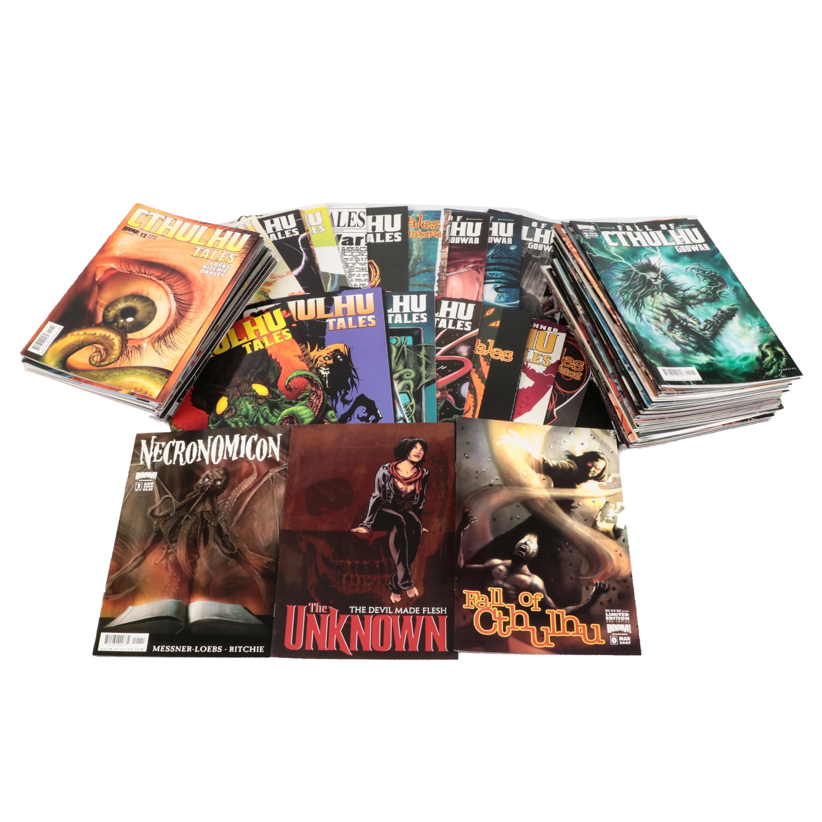 Modern Age "Necronomicon", "The Unknown", "Fall of Cthulhu" and More Comics