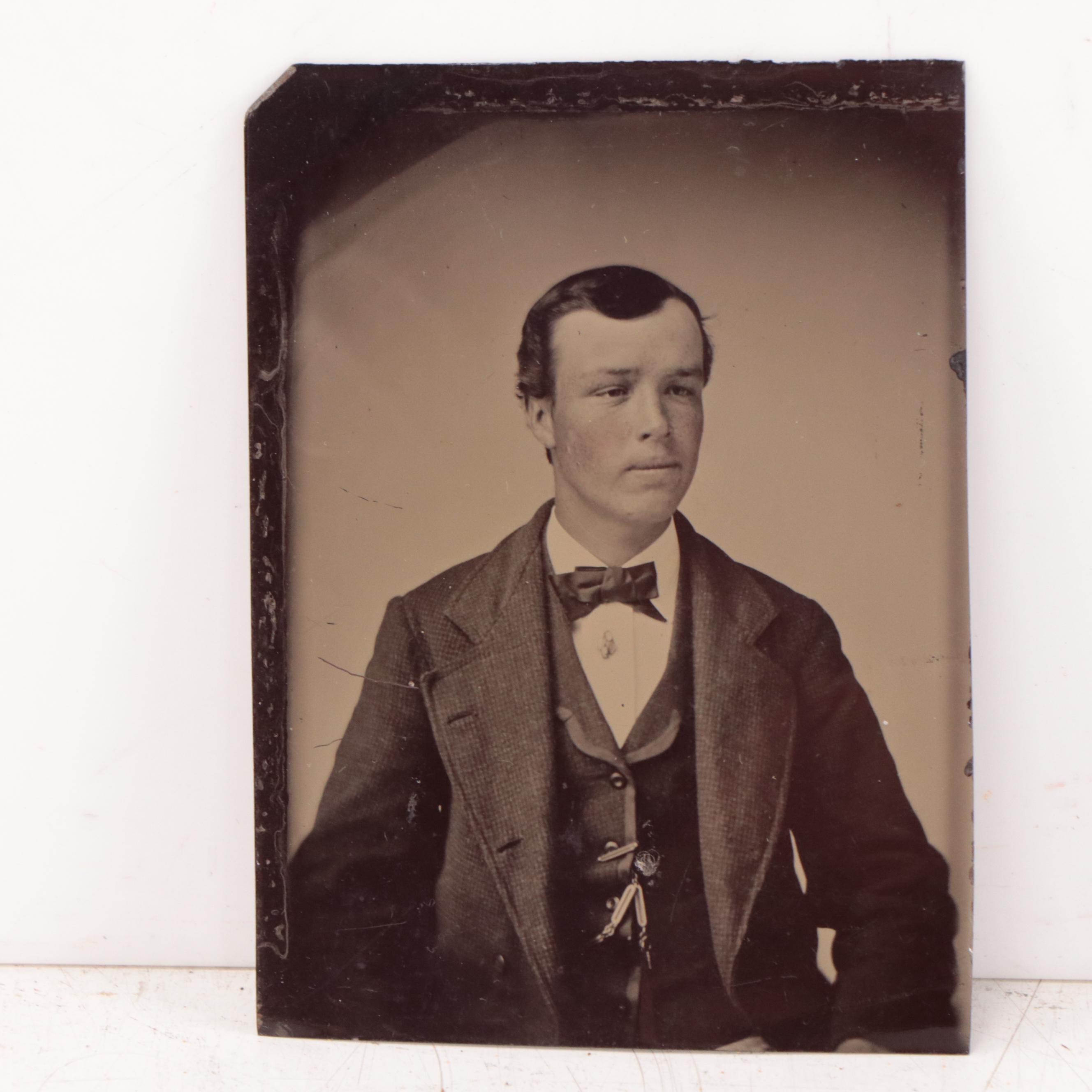 Cabinet Card and Tintype Photographic Portraits, Late 19th Century