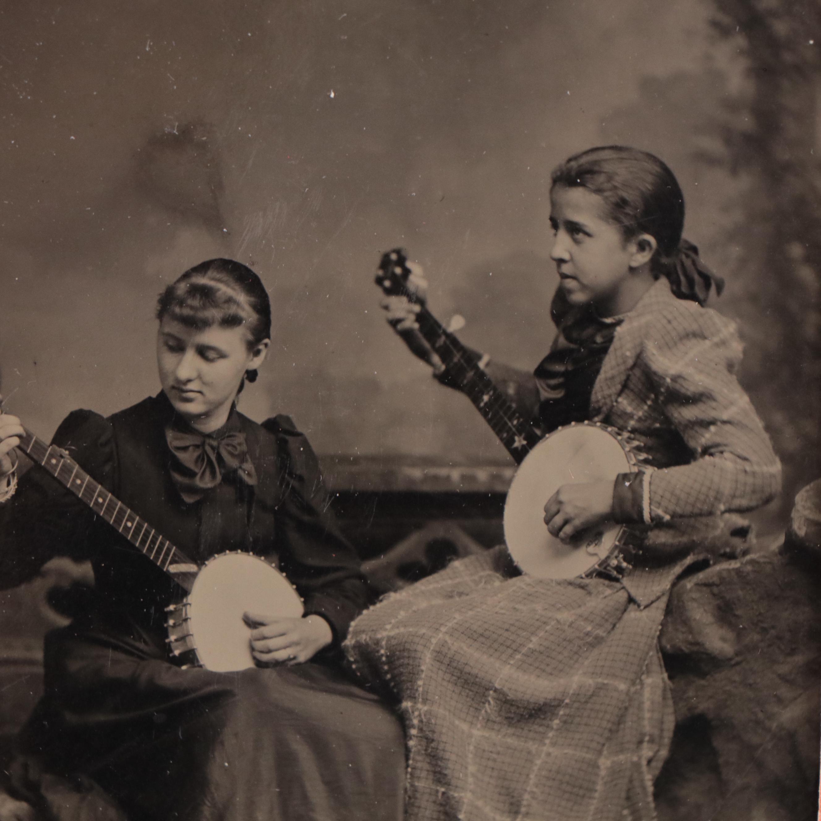 Cabinet Card and Tintype Photographic Portraits, Late 19th Century