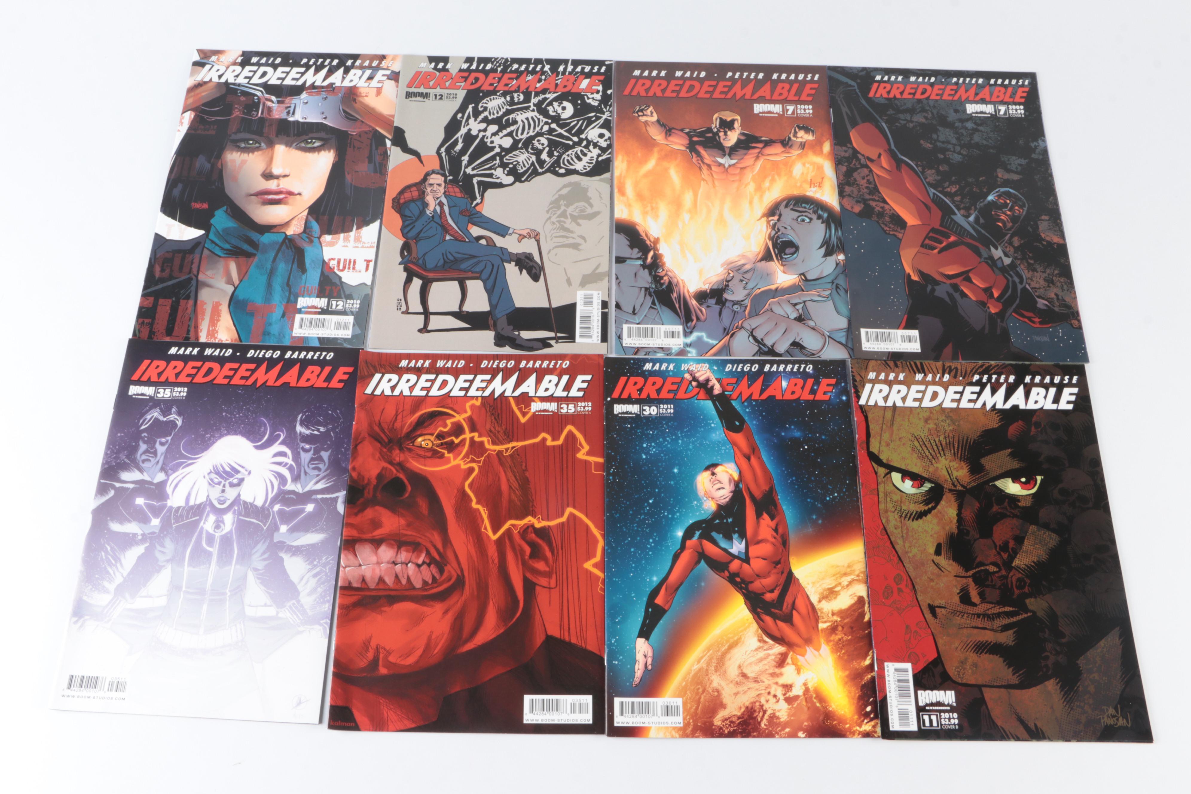Modern Age "Irredeemable" and "Incorruptible" Boom! Studios Comic Books