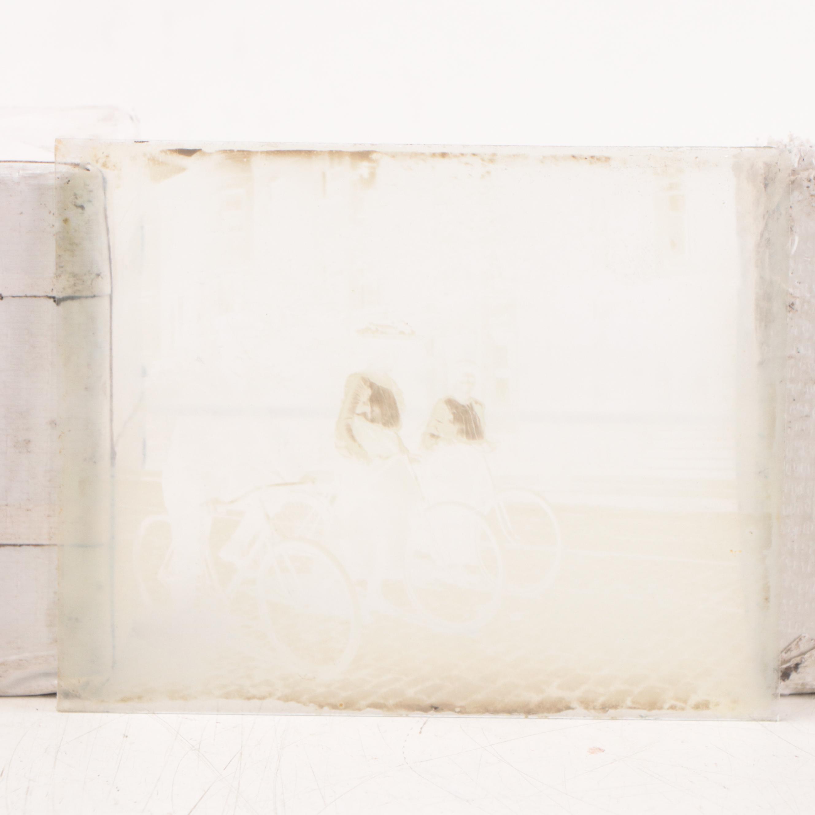 Daguerreotype or Ambrotype Photographic Glass Plates, 19th Century