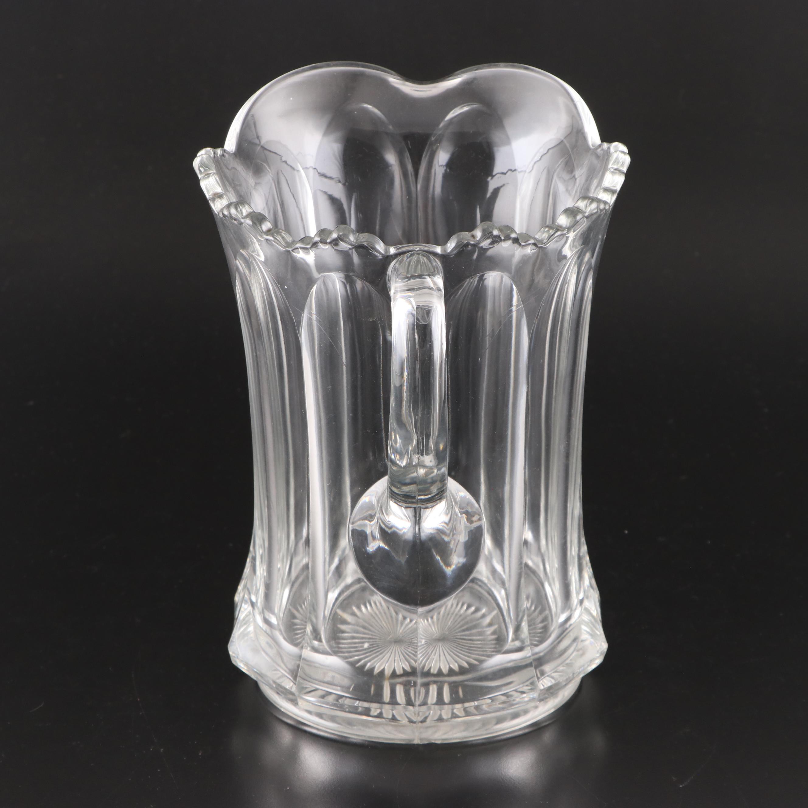 Heisey "Colonial Clear" Glass Pitcher, Early to Mid 20th Century