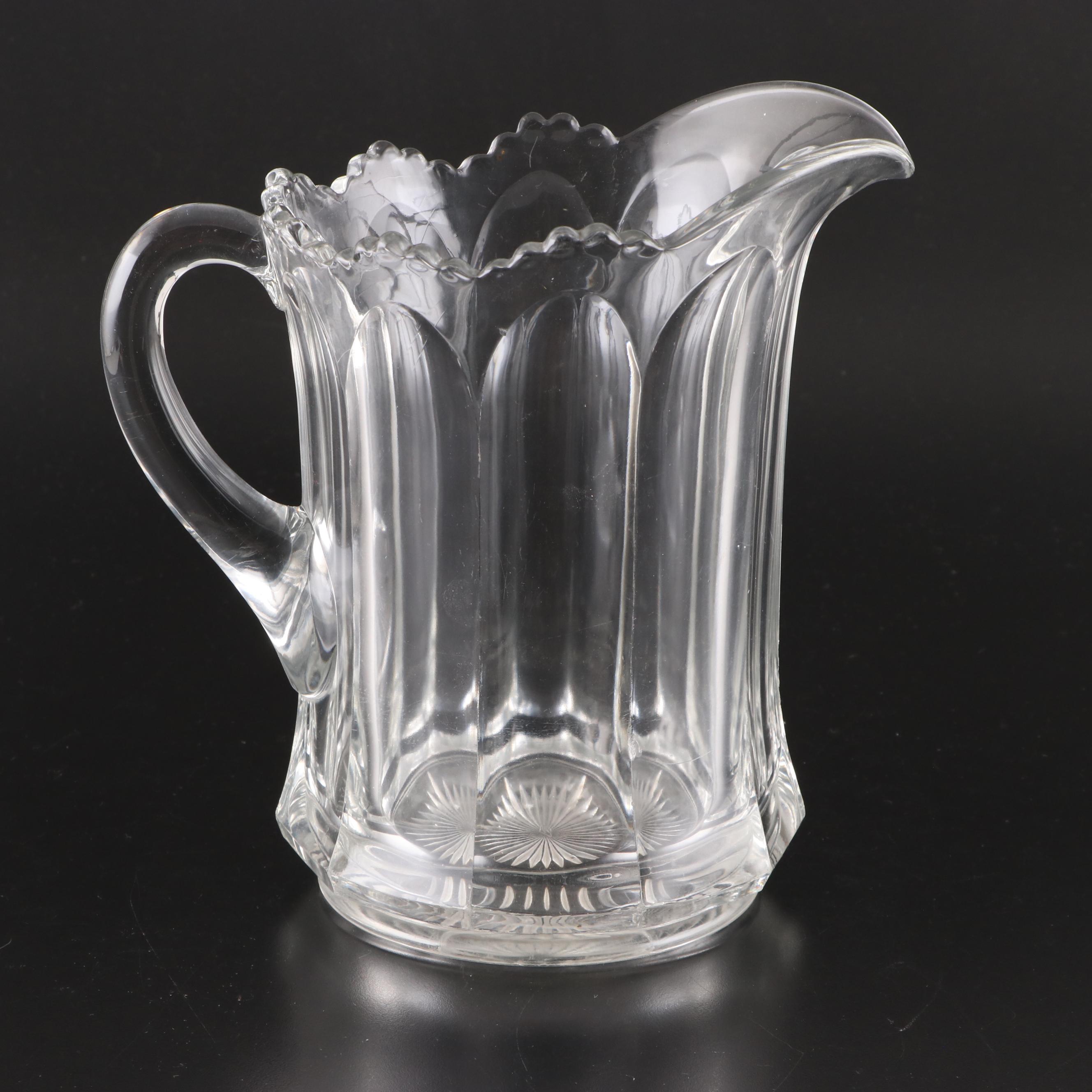 Heisey "Colonial Clear" Glass Pitcher, Early to Mid 20th Century