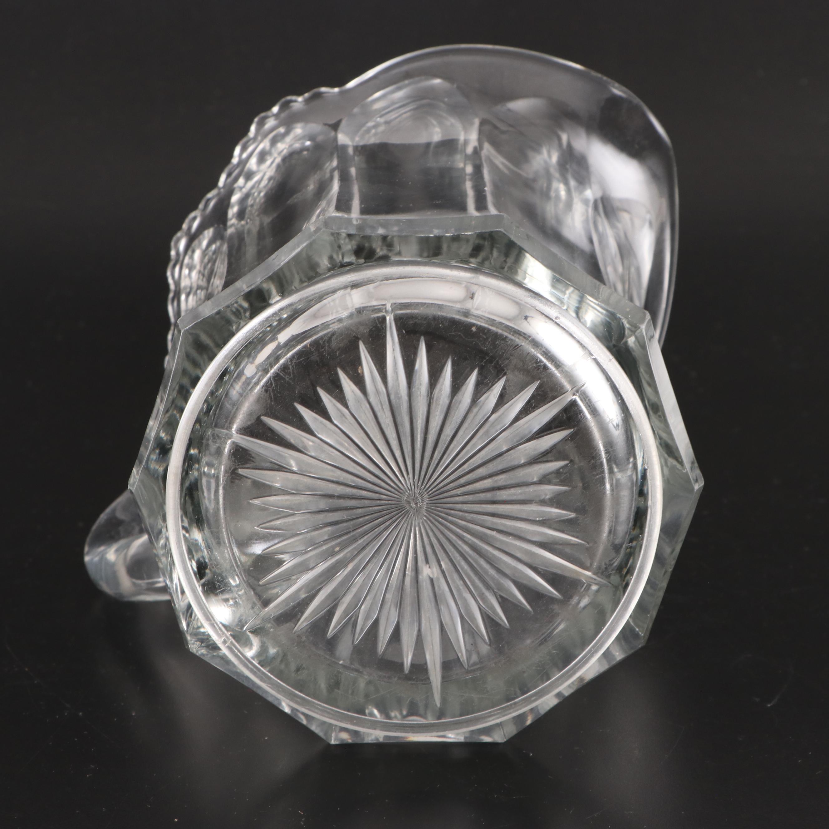 Heisey "Colonial Clear" Glass Pitcher, Early to Mid 20th Century