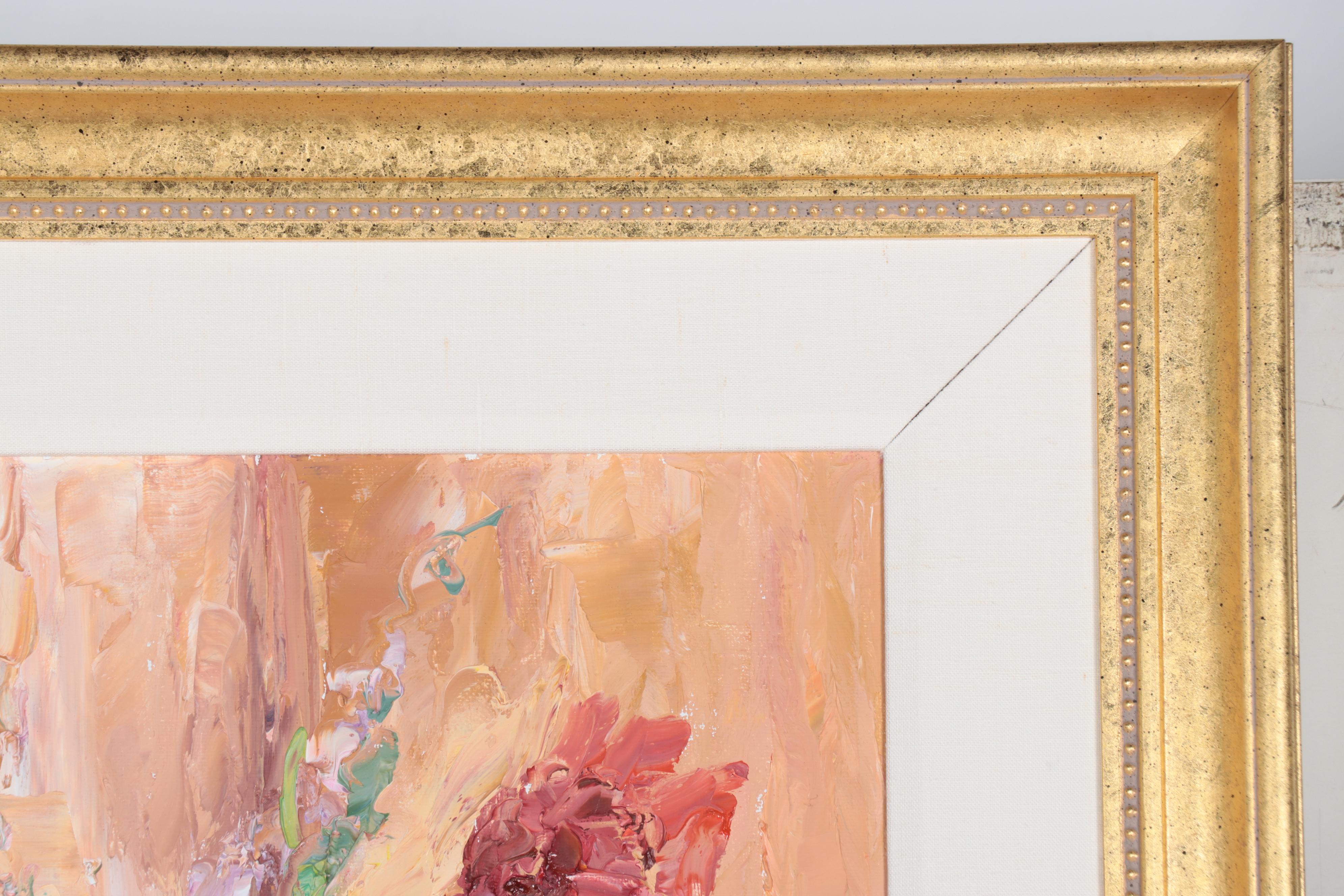 Henrietta Milan Impasto Oil Painting of "Elements of Contentment"