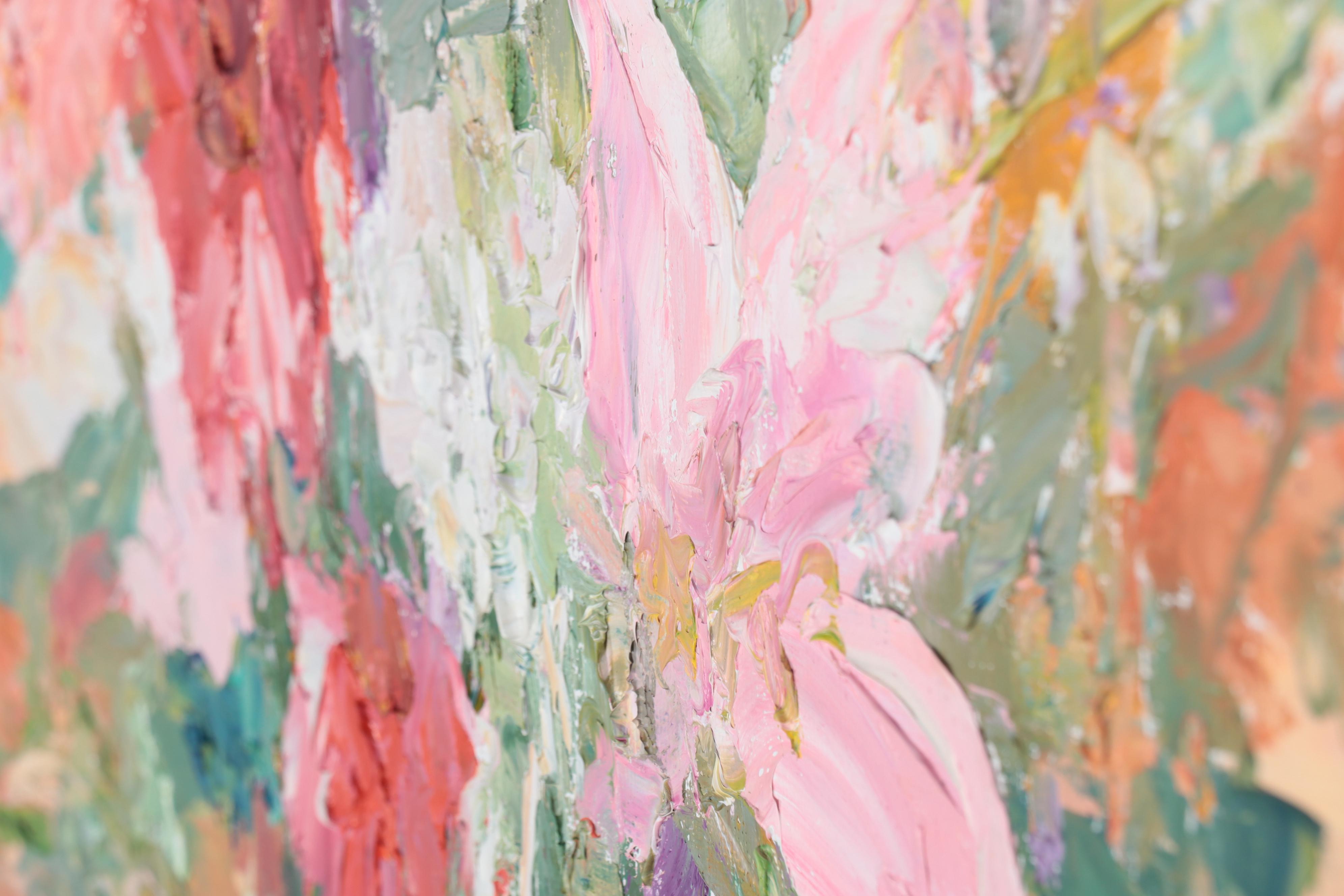 Henrietta Milan Impasto Oil Painting of "Elements of Contentment"