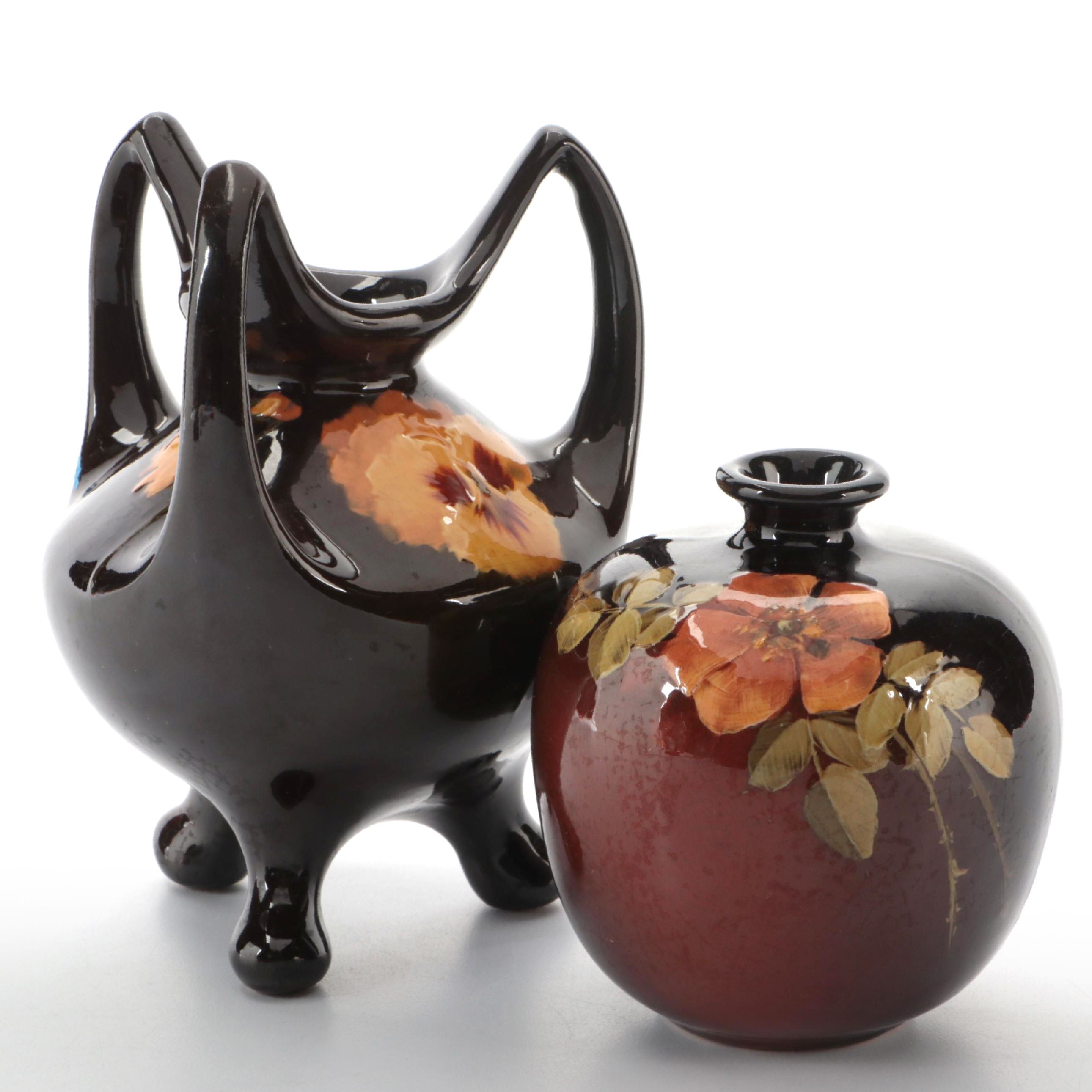 Weller Pottery Louwelsa Ceramic Vases, Late 19th to Early 20th Century