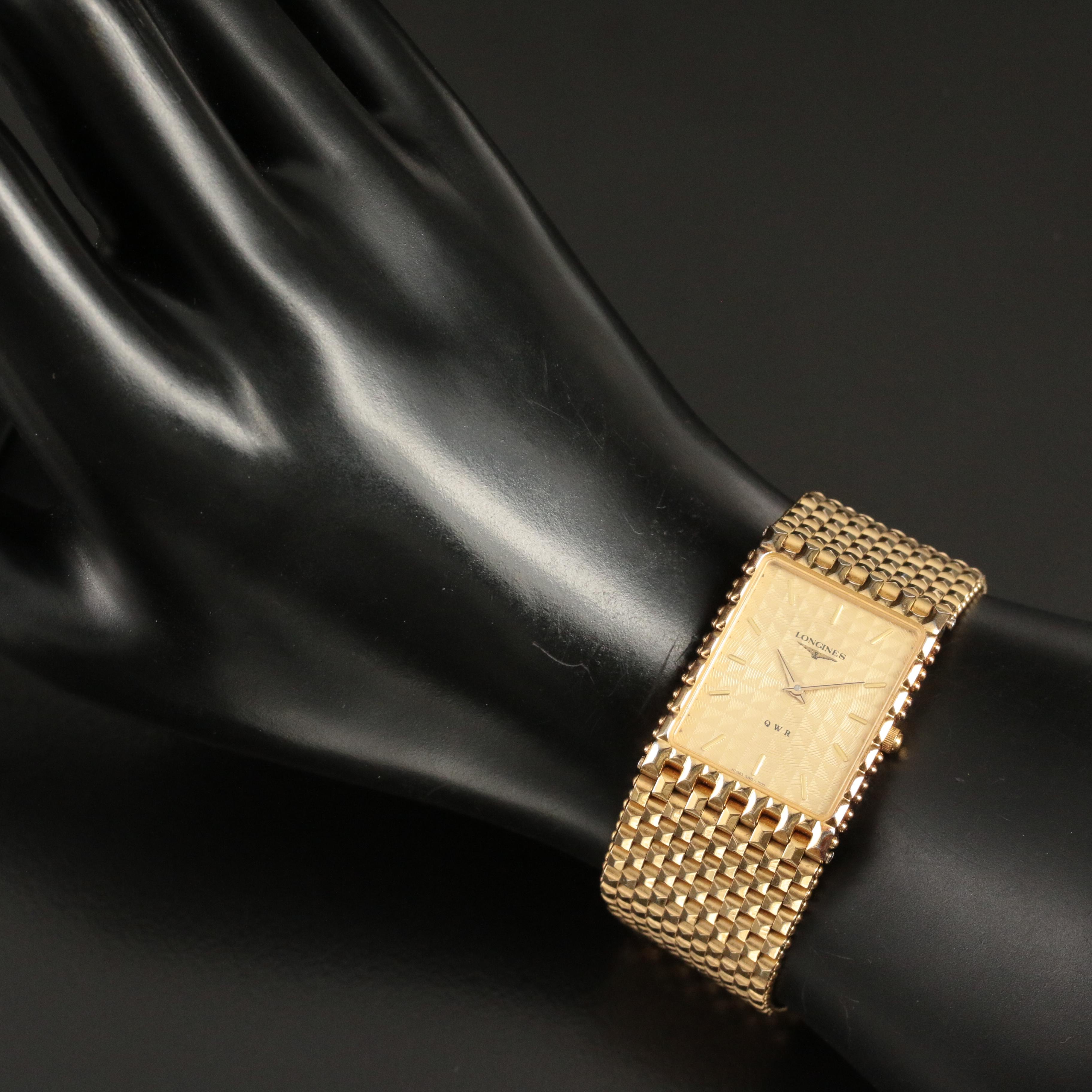 Longines Gold-Tone QWR Quartz Watch