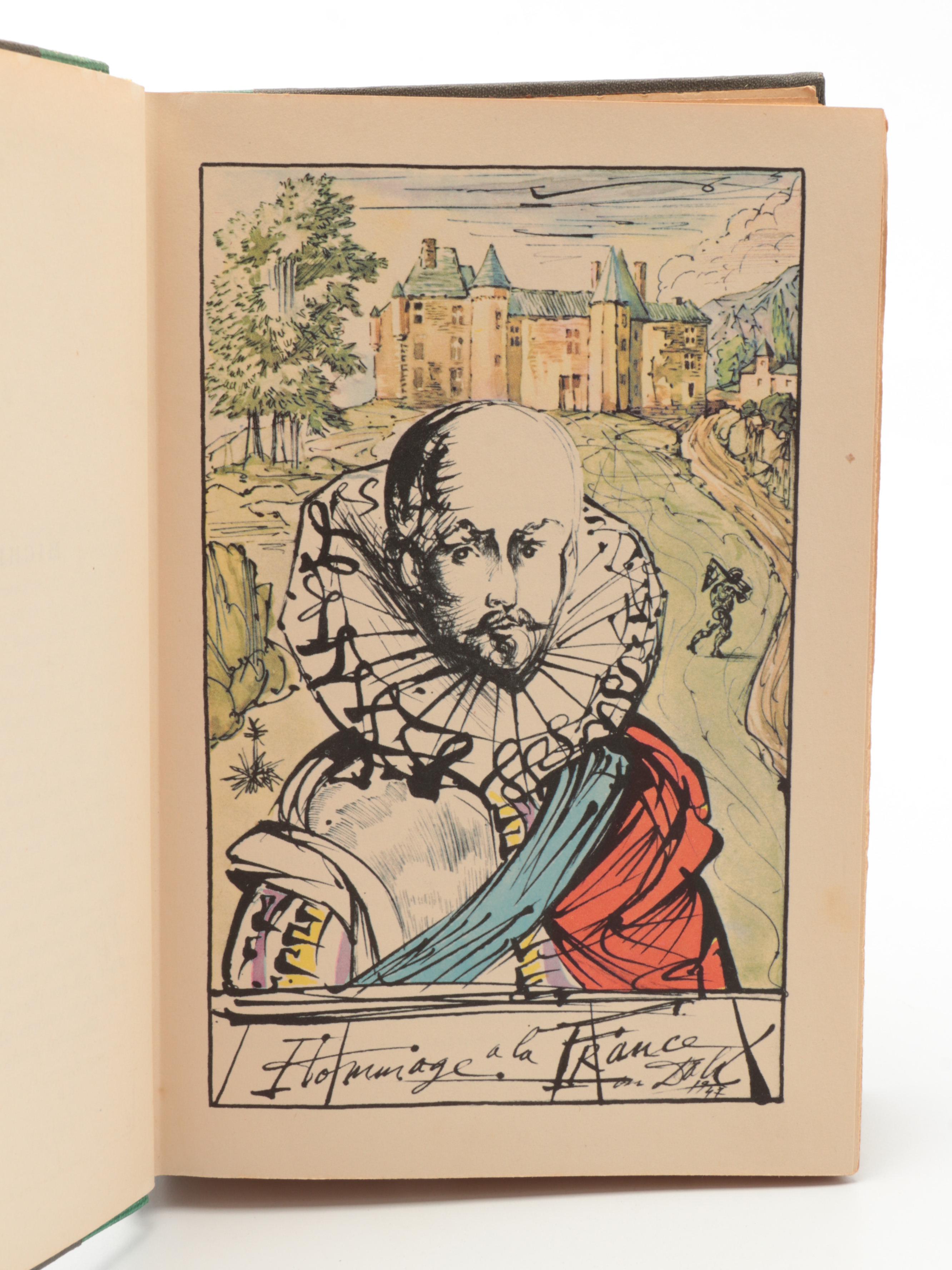 Salvador Dalí Illustrated "Essays of Michel de Montaigne," 1947