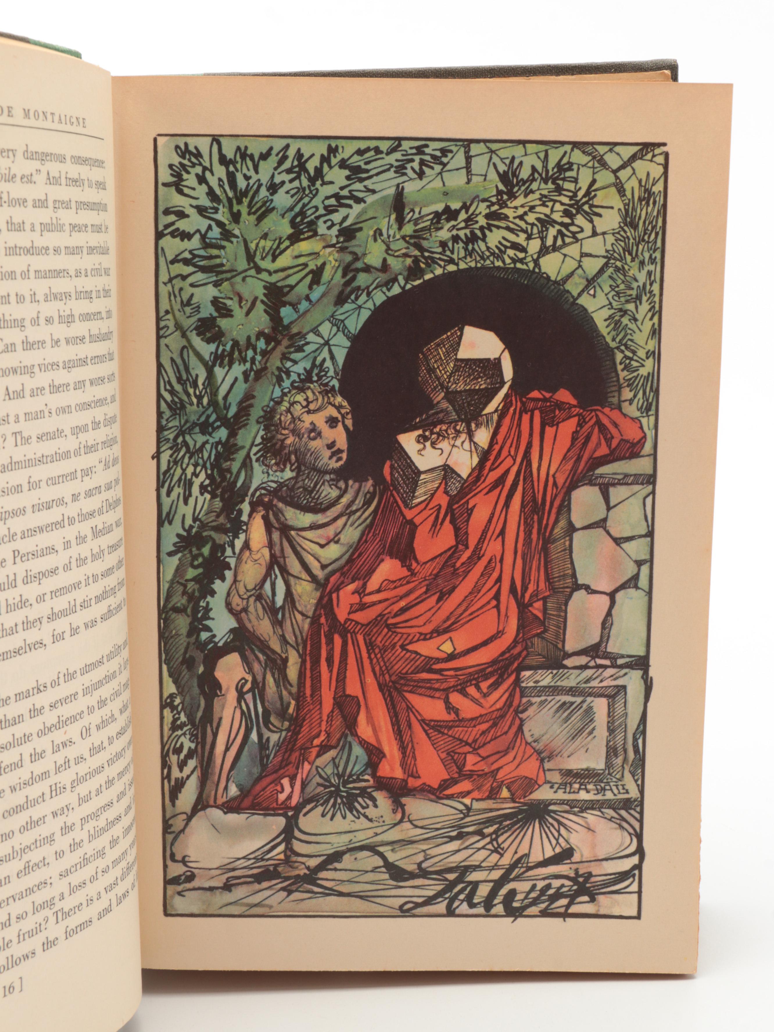 Salvador Dalí Illustrated "Essays of Michel de Montaigne," 1947