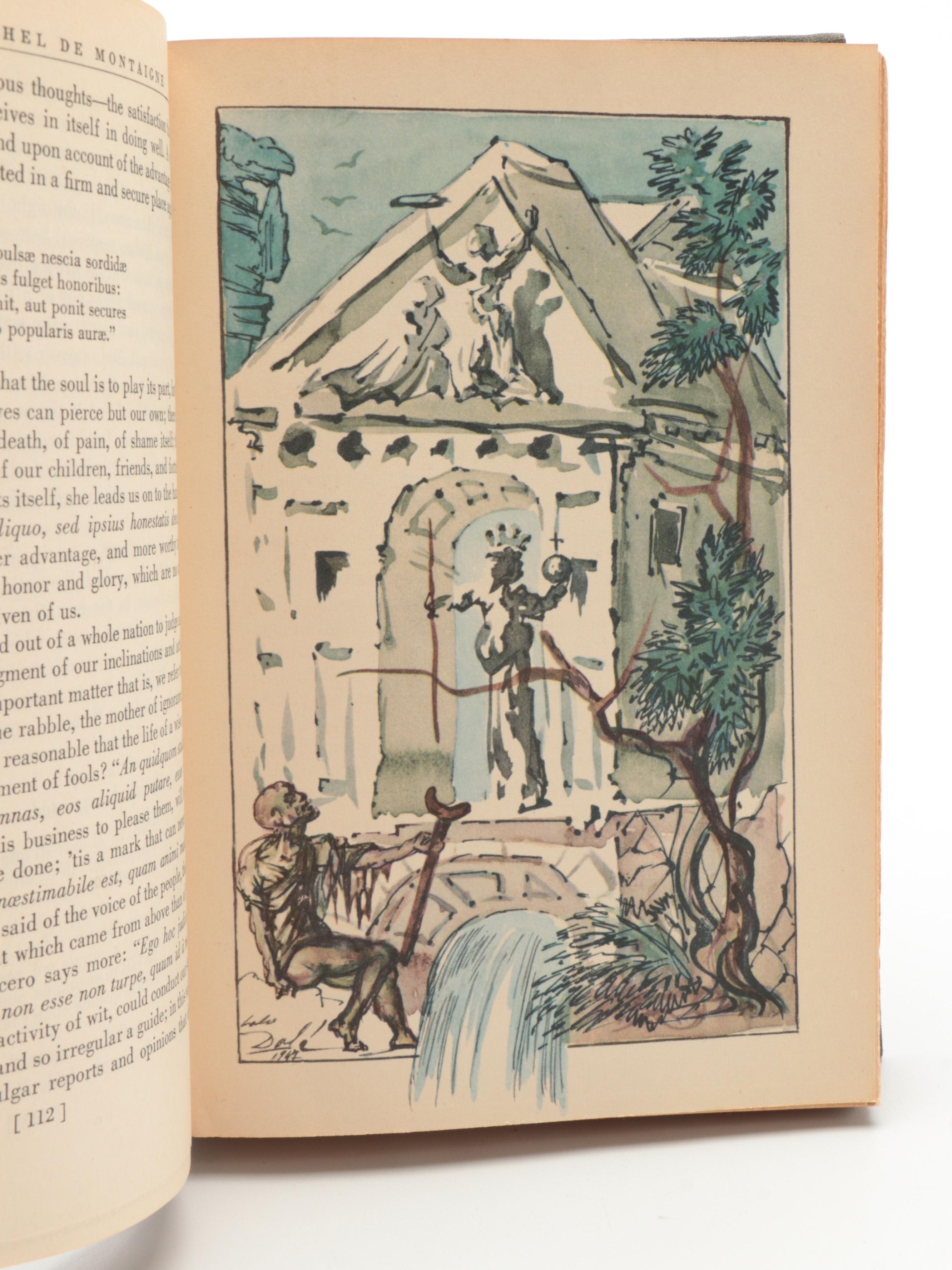 Salvador Dalí Illustrated "Essays of Michel de Montaigne," 1947