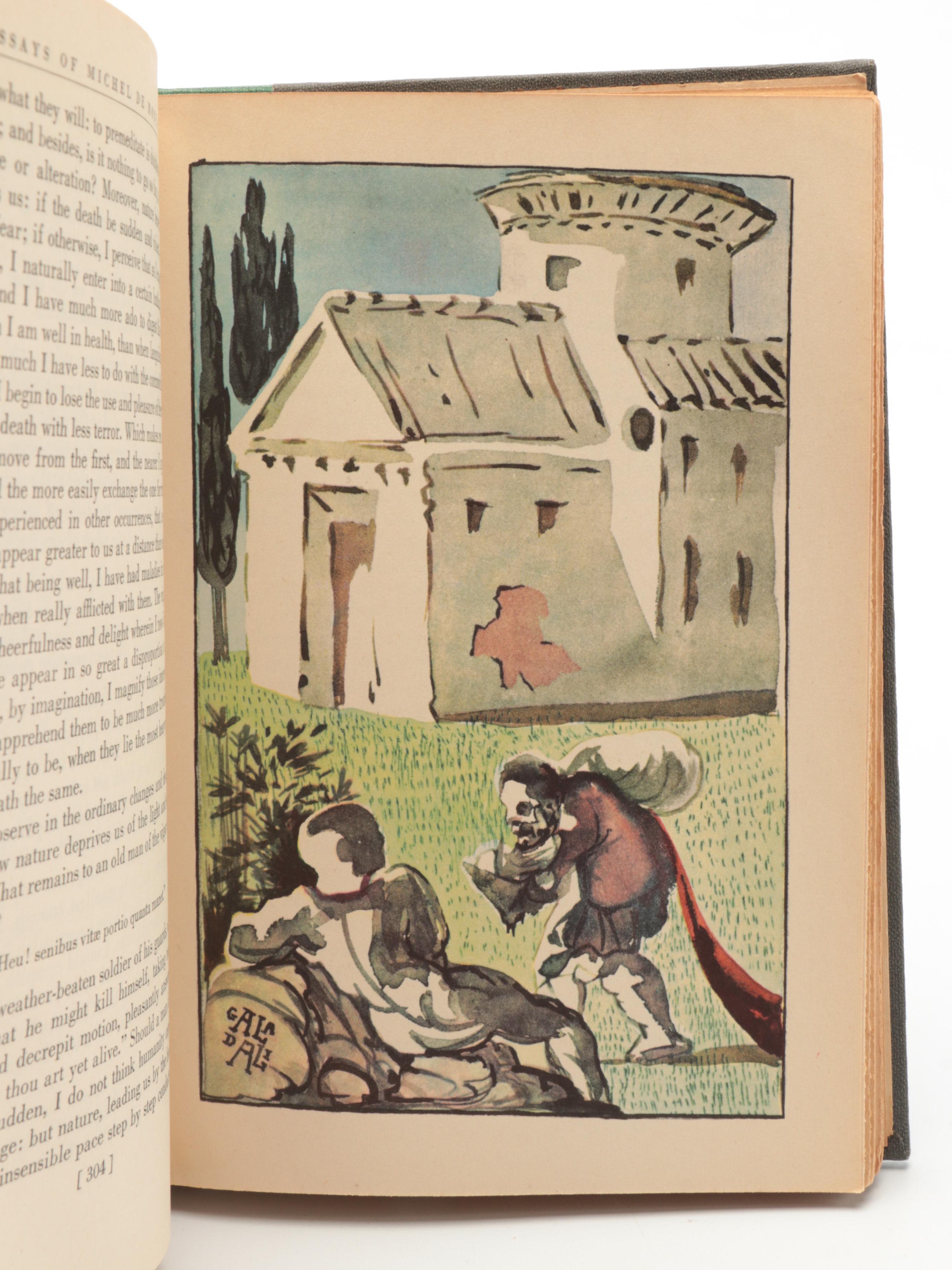 Salvador Dalí Illustrated "Essays of Michel de Montaigne," 1947