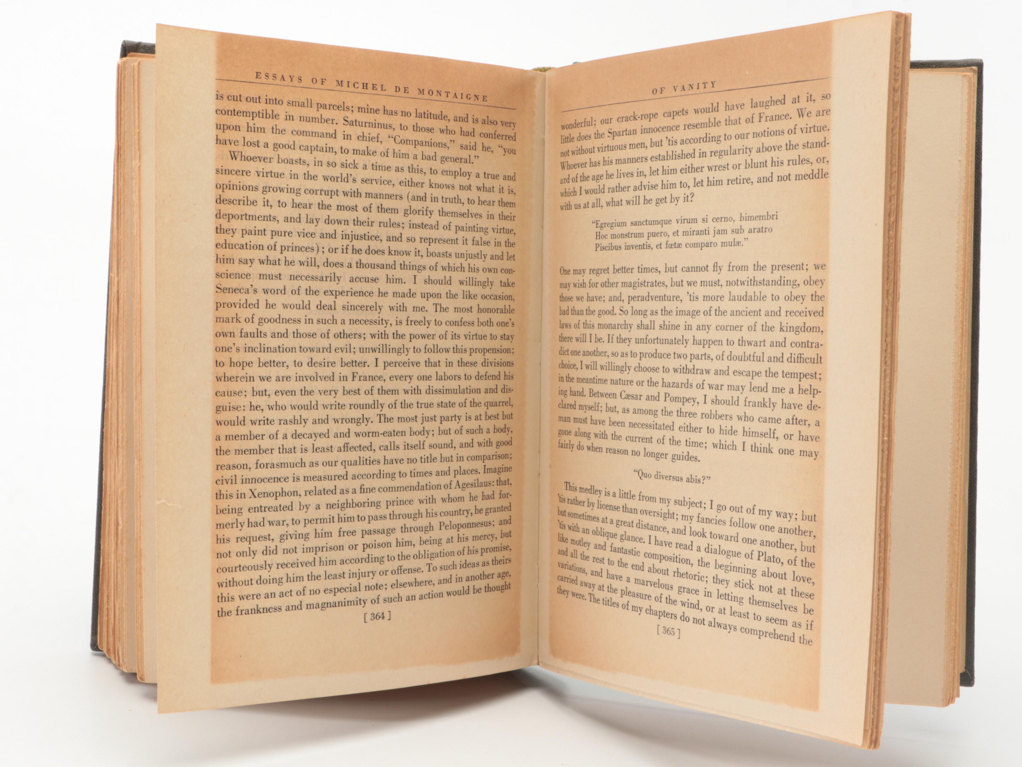 Salvador Dalí Illustrated "Essays of Michel de Montaigne," 1947